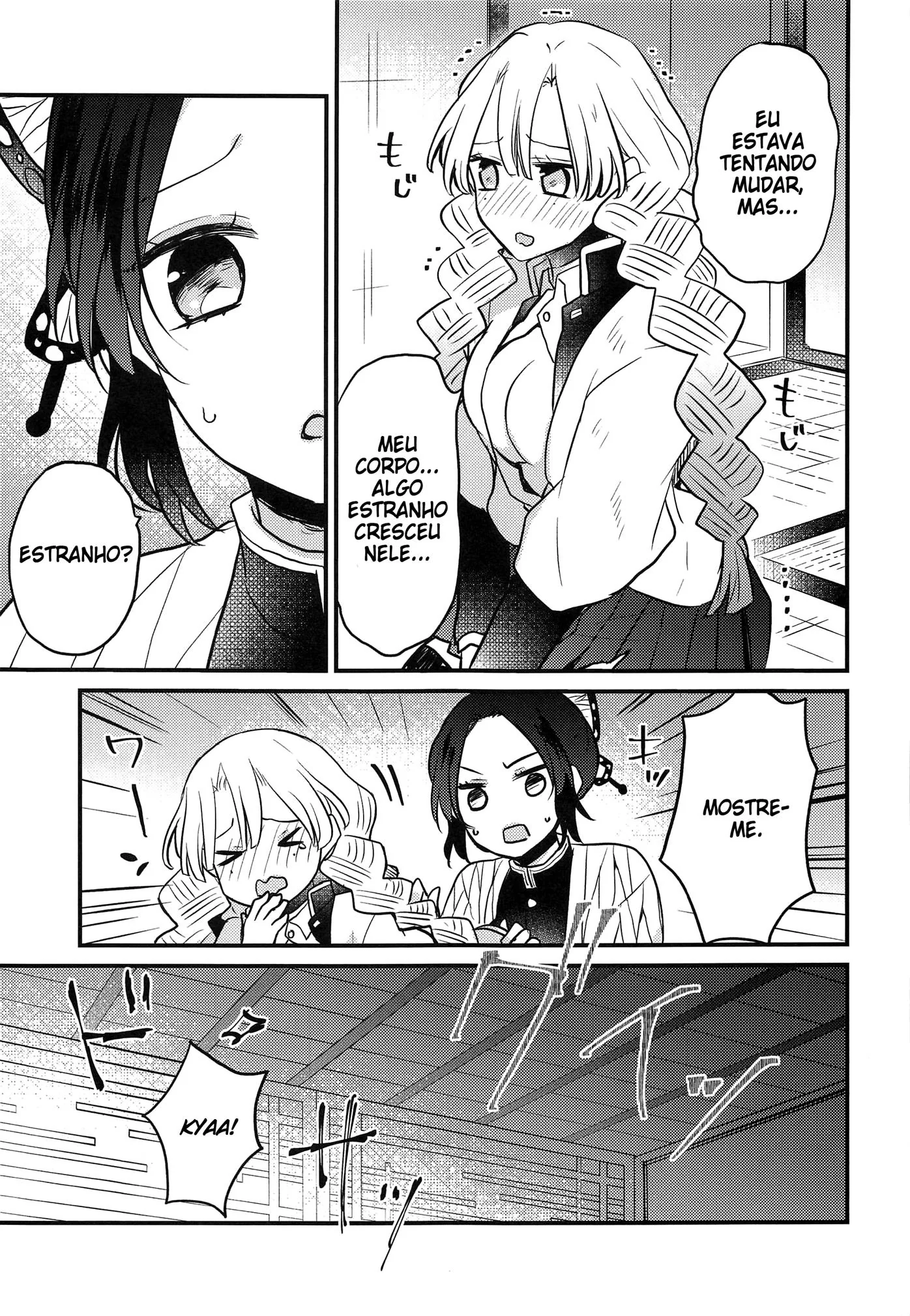 Mitsuri-chan com uma futanari safada e com a rola gostosa