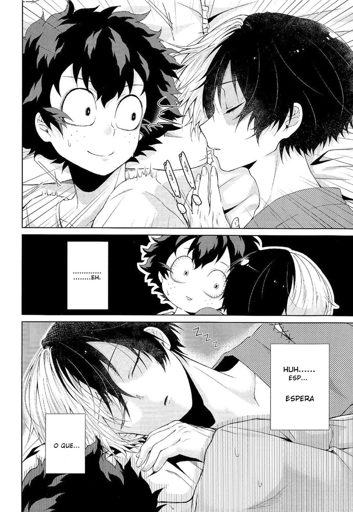 Orgia entre os garotos da academia UA para conseguir o Todoroki geladinho no Boku no Hero Hentai HQ Brasileiro
