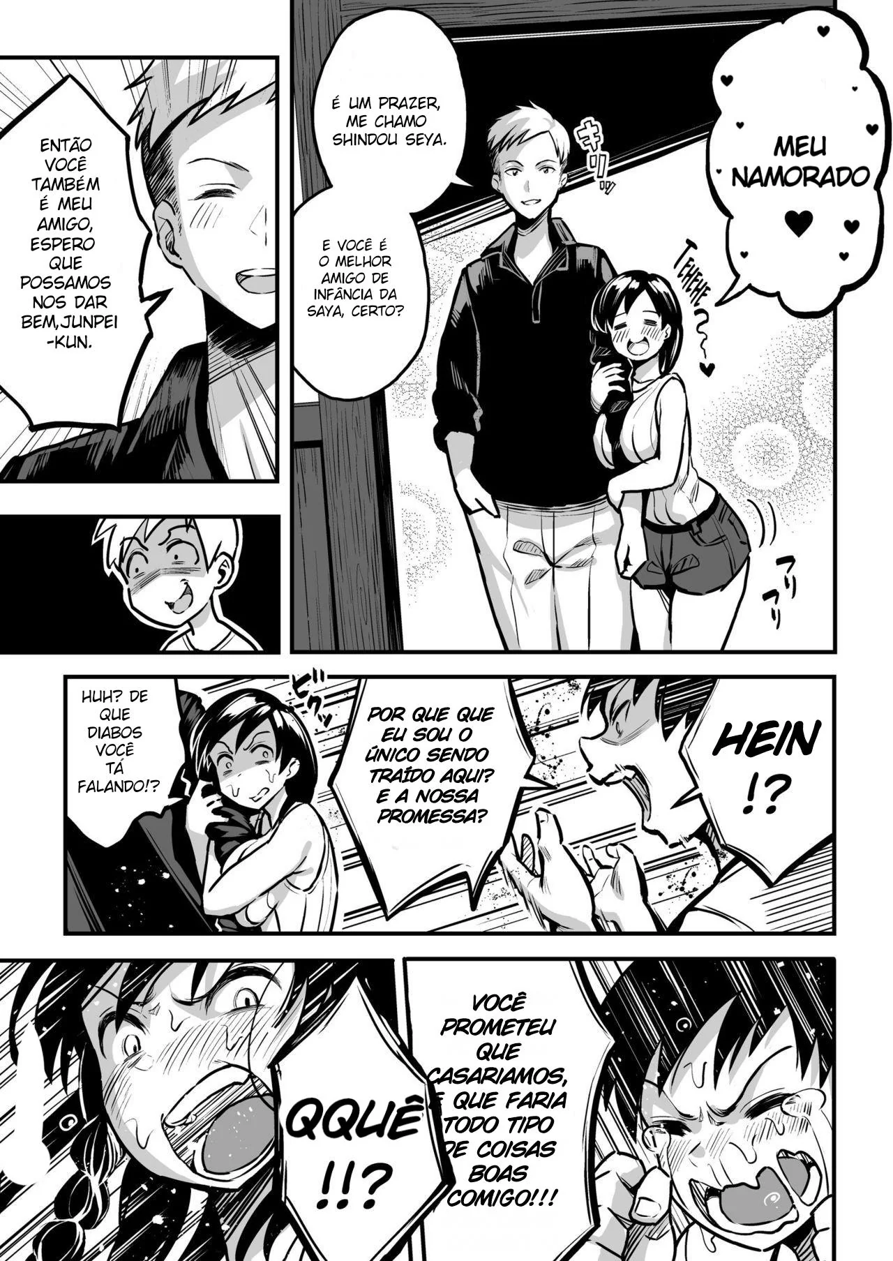 Sonico realizando os fetishes do namorado em HQ Brasileiro