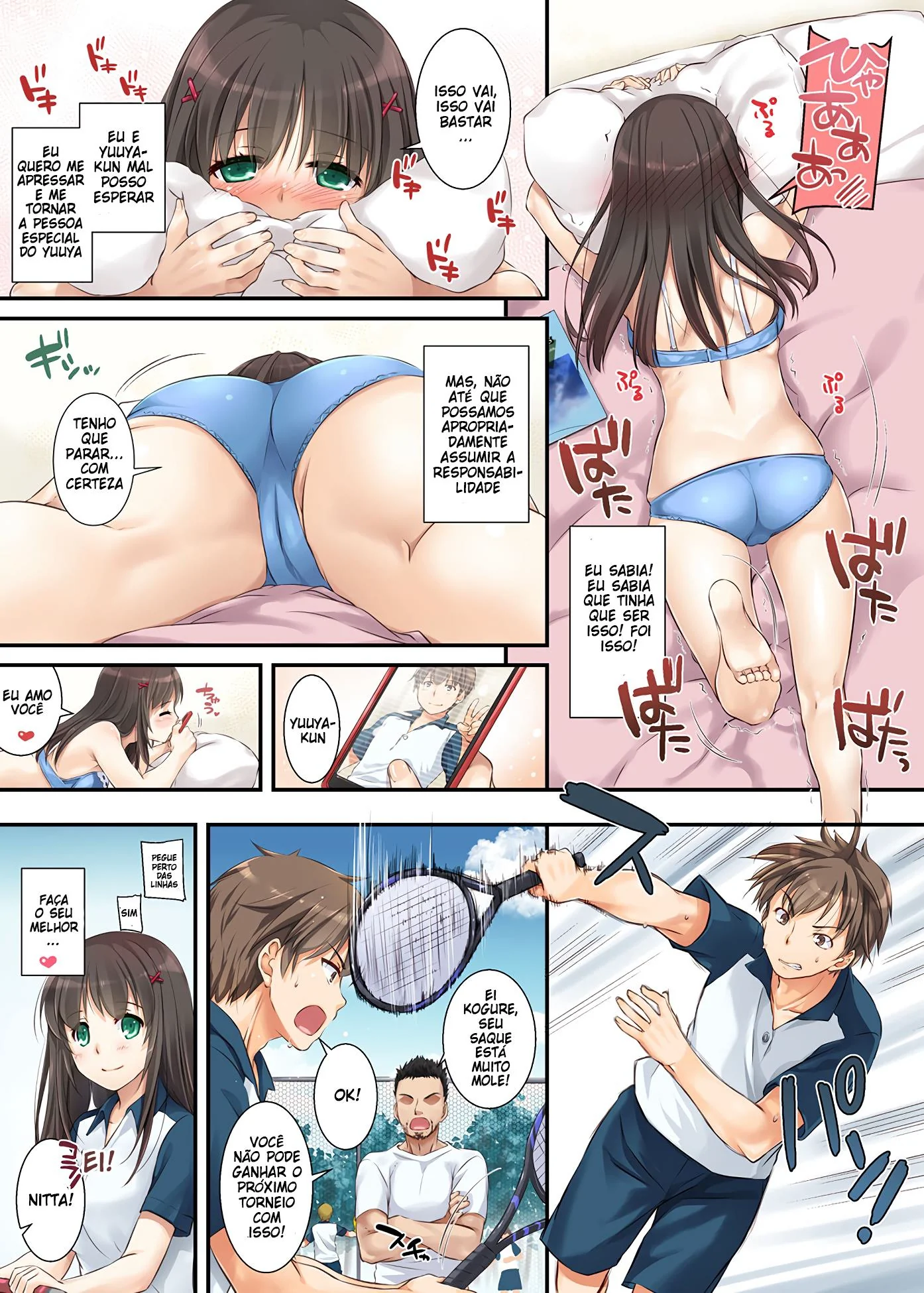Chantageados pelo Treinador Tarado: Risa tem que Dar a Buceta Pro Safado – Hentai HQ Brasileiro