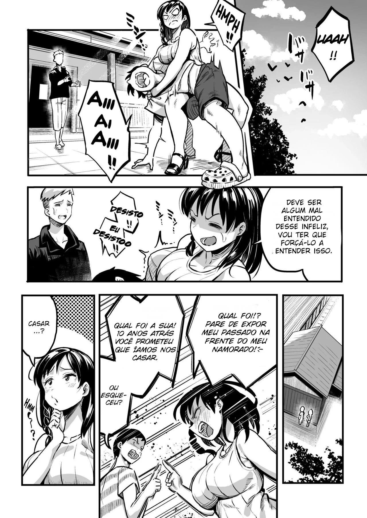 Sonico realizando os fetishes do namorado em HQ Brasileiro