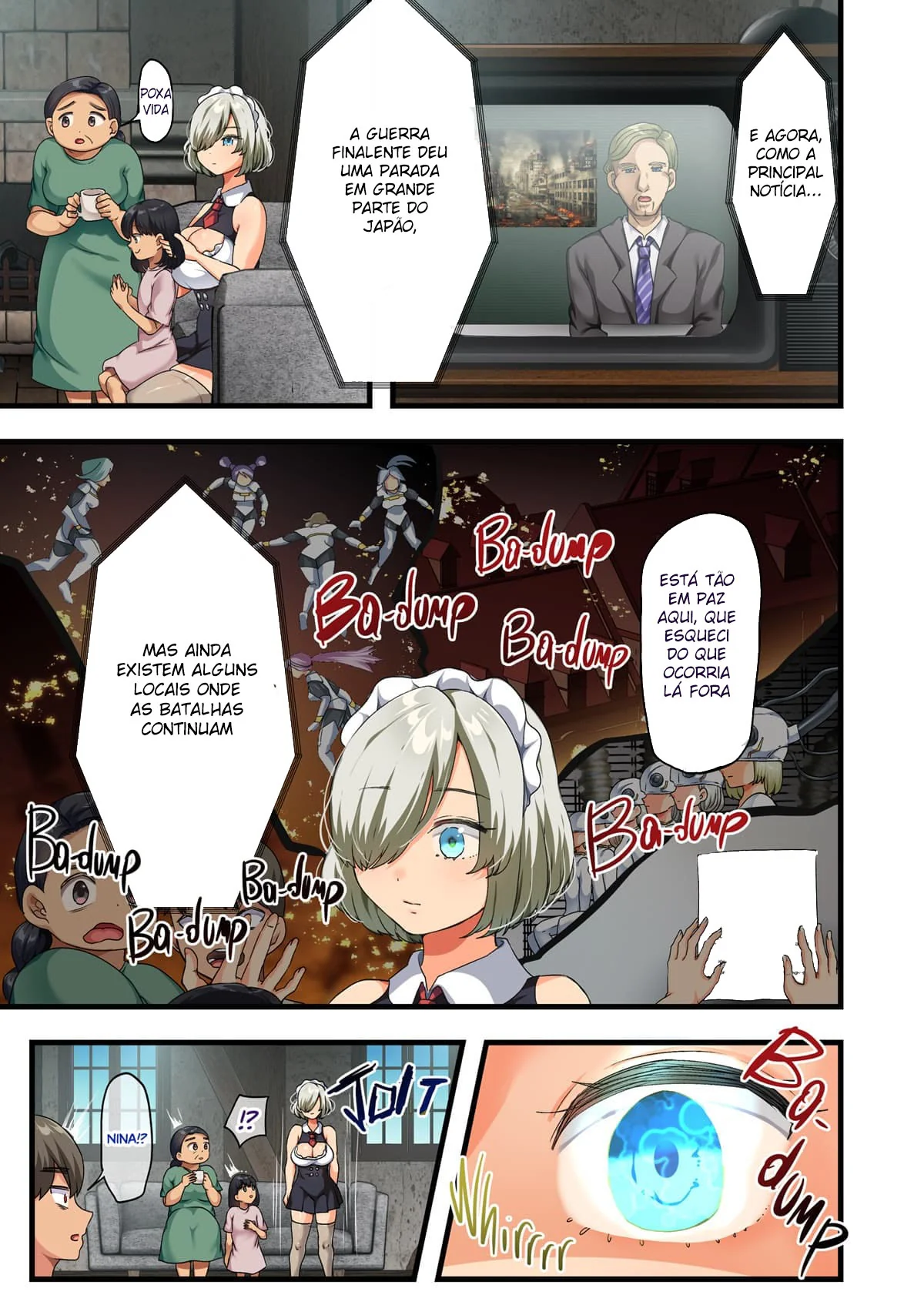 Androide Safada – A Nova Integração Familiar em Hentai HQ Brasileiro