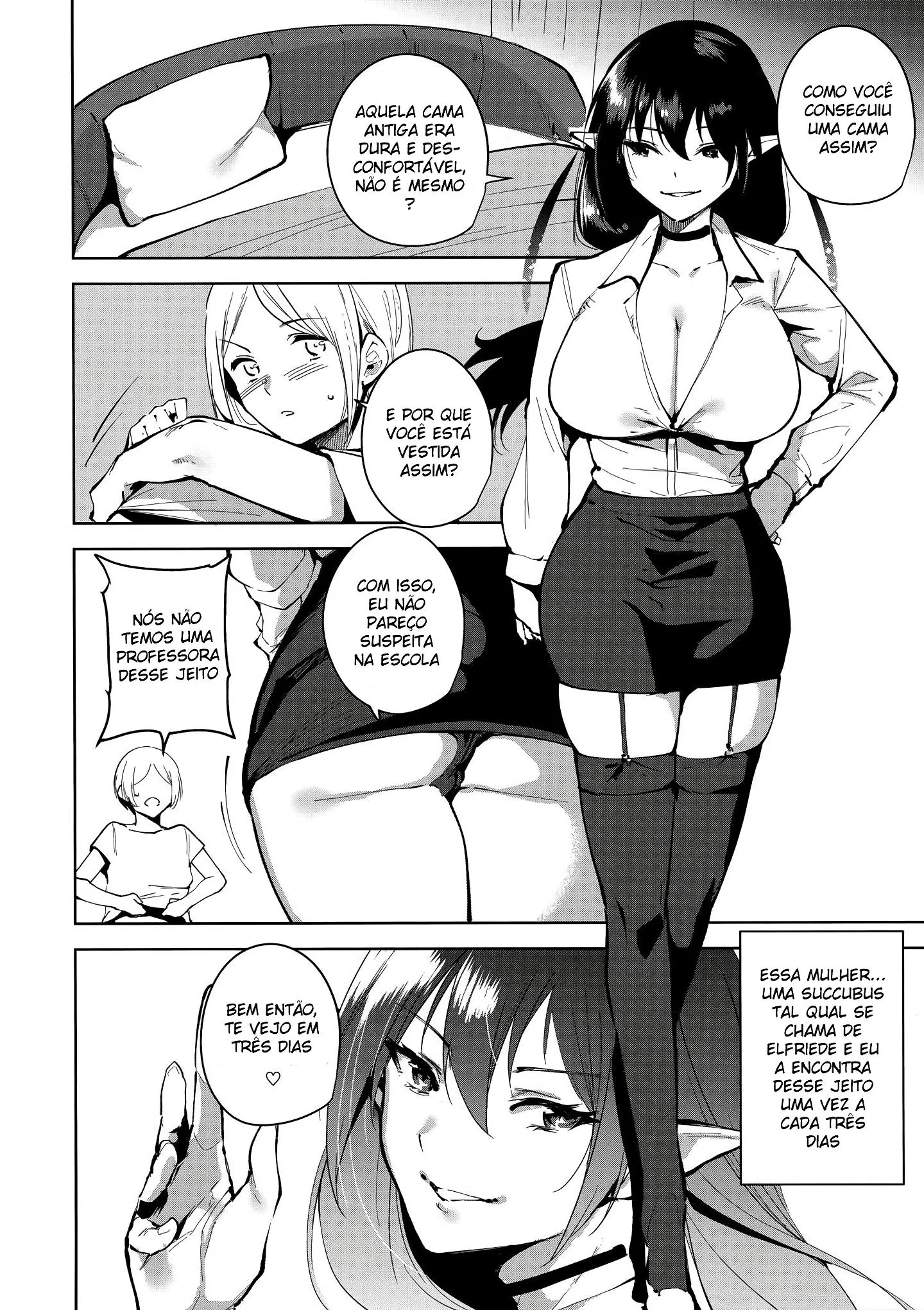 Succubus Sedenta: Satisfazendo a Piranha Sedutora em HQ Brasileiro de Hentai