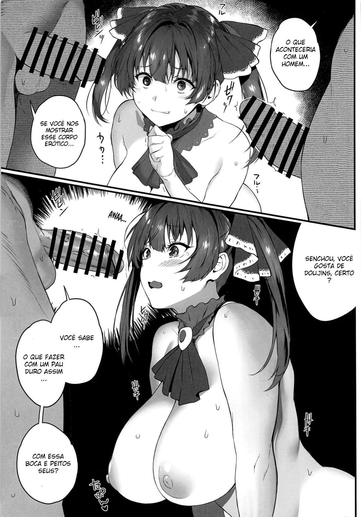 Senchou e a Ilha da Putaria em Hentai HQ