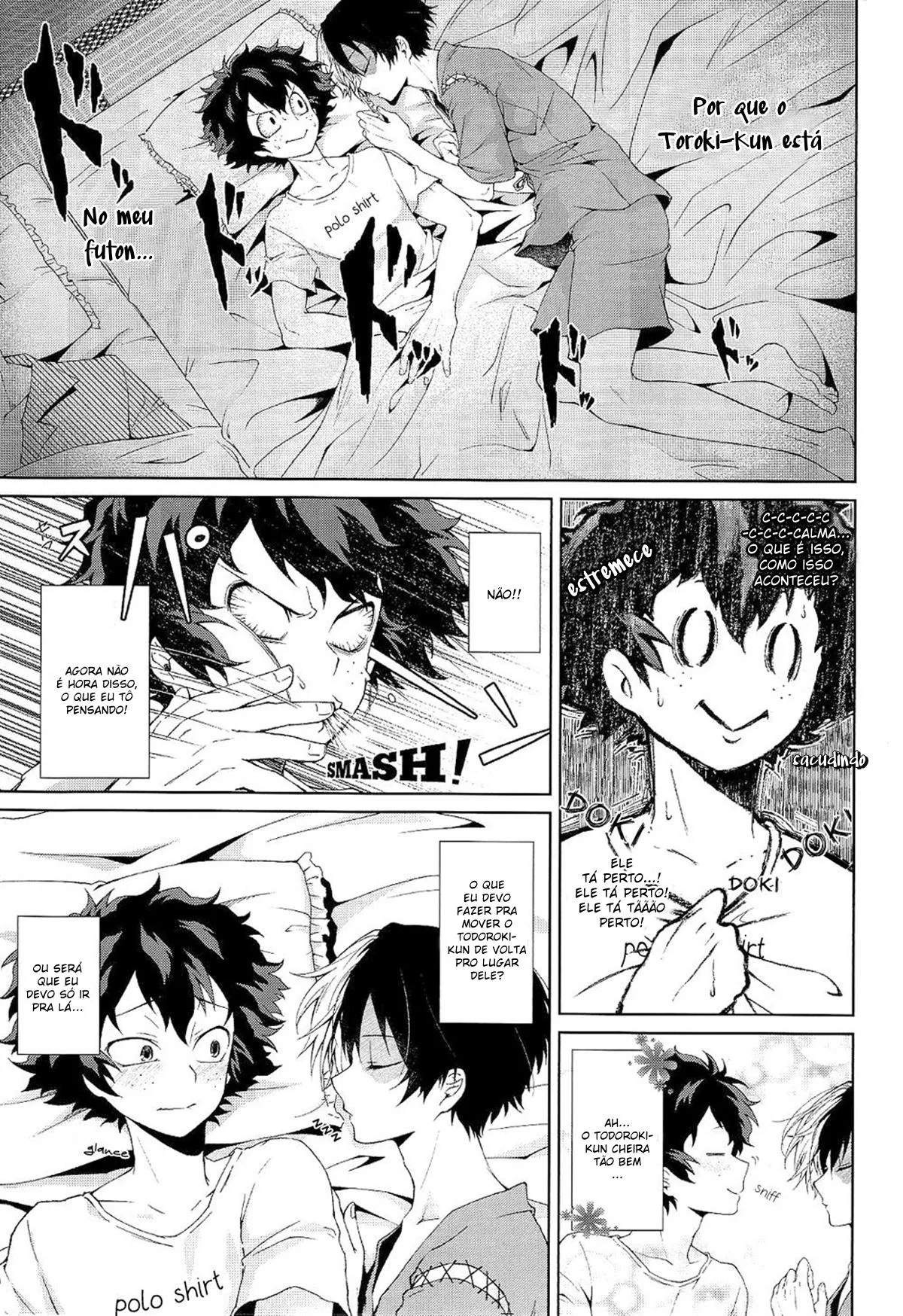 Orgia entre os garotos da academia UA para conseguir o Todoroki geladinho no Boku no Hero Hentai HQ Brasileiro
