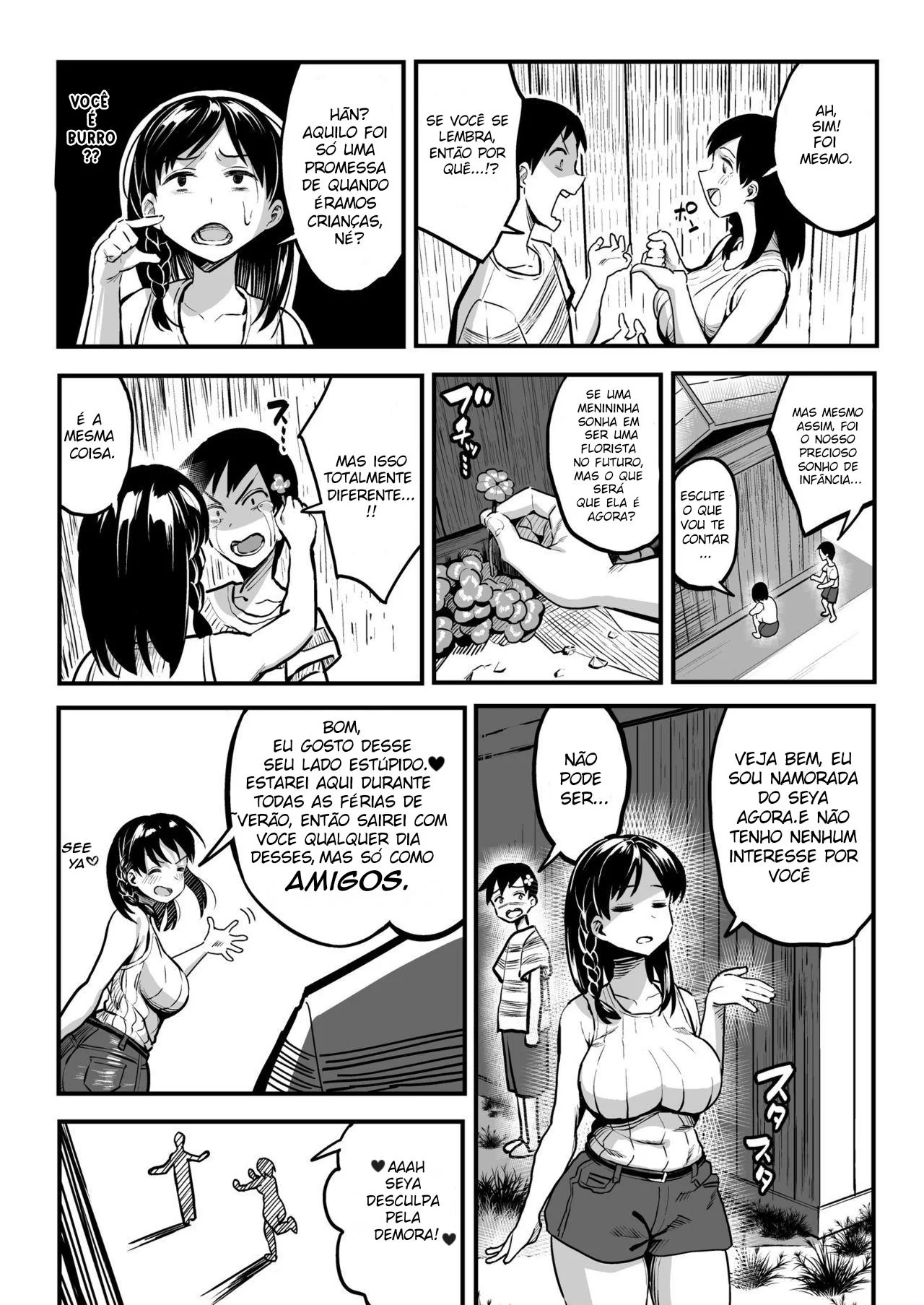 Sonico realizando os fetishes do namorado em HQ Brasileiro