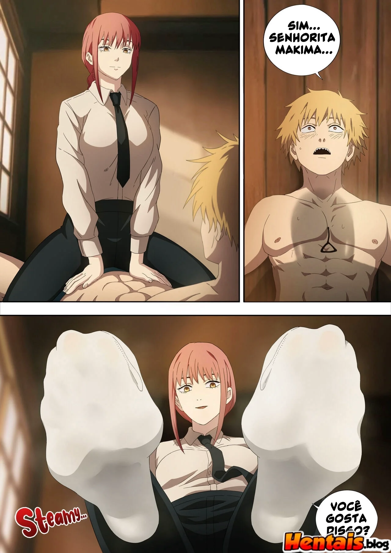 Denji Tarado por Pés – Chainsaw Man Hentai HQ Brasileiro