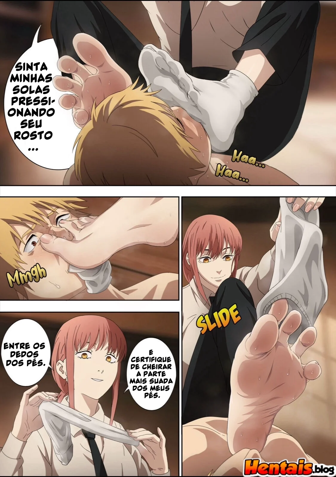 Denji Tarado por Pés – Chainsaw Man Hentai HQ Brasileiro