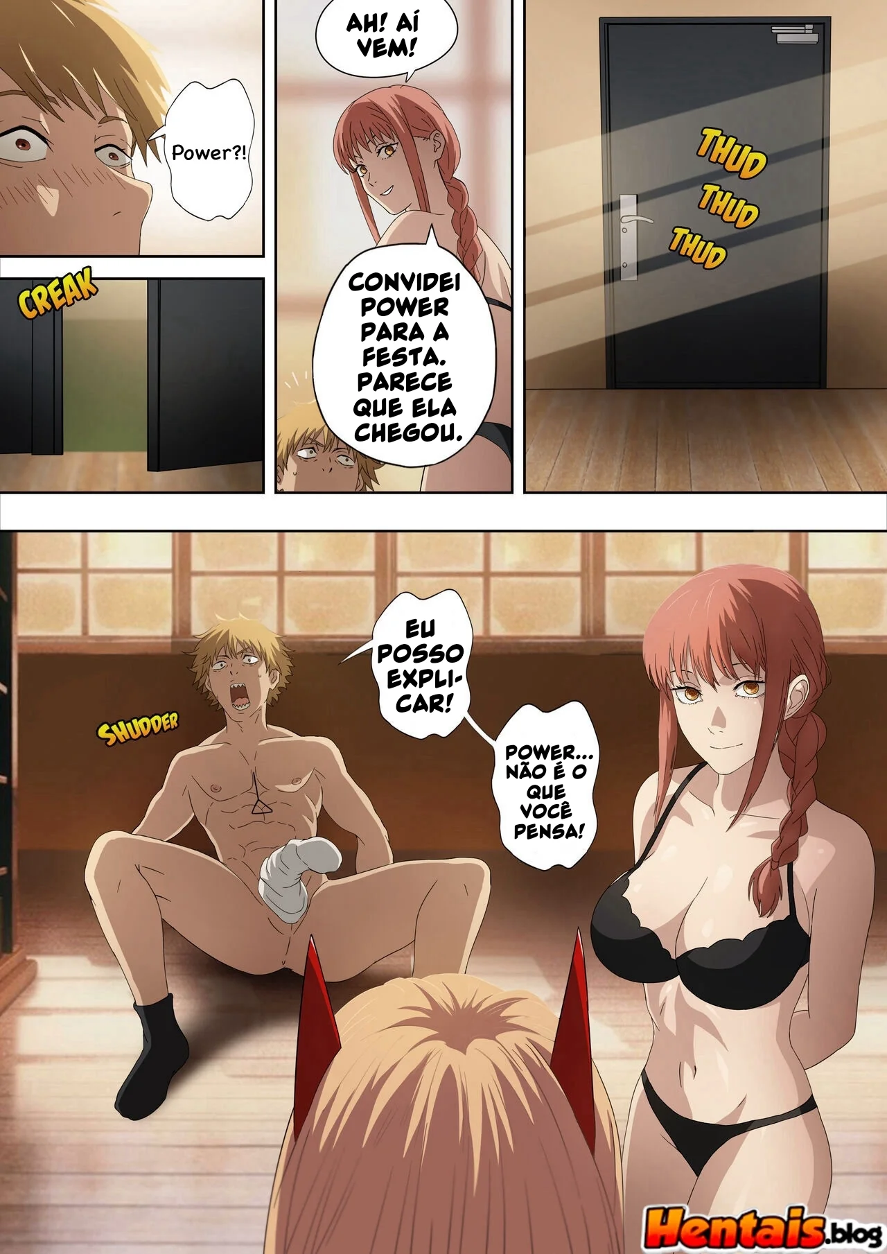 Denji Tarado por Pés – Chainsaw Man Hentai HQ Brasileiro