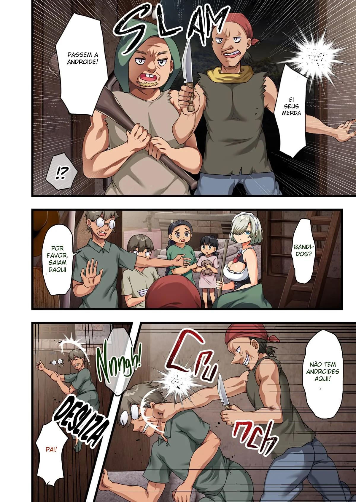 Androide Safada – A Nova Integração Familiar em Hentai HQ Brasileiro