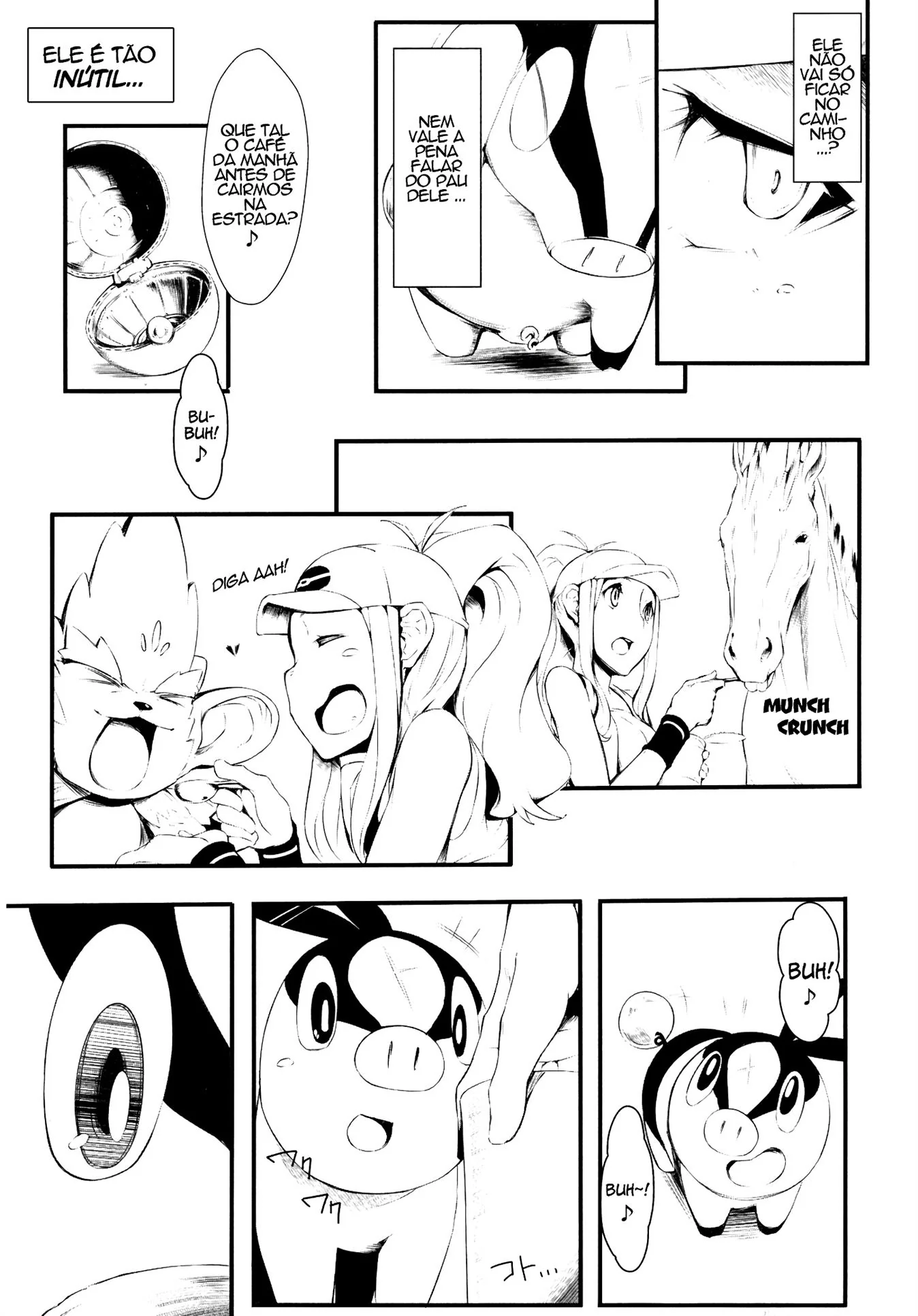 Hilda e seus Pokémons tarados – A orgia Hentai mais quente em HQ Brasileiro