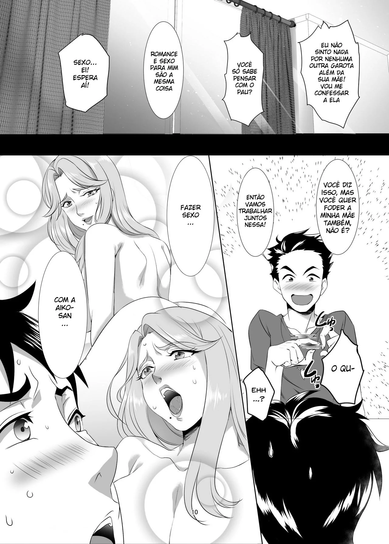 Troca Troca de Mães – Mako e Hiroki em uma HQ Brasileira de Hentai