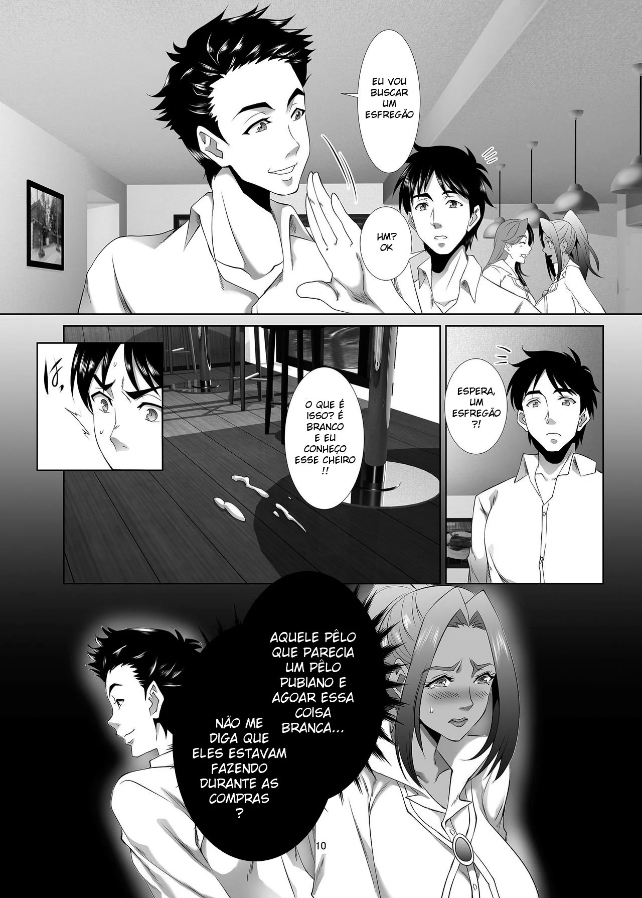 Fodendo a MILF Viúva e a Mãe do Amigo – Hentai HQ Brasileiro