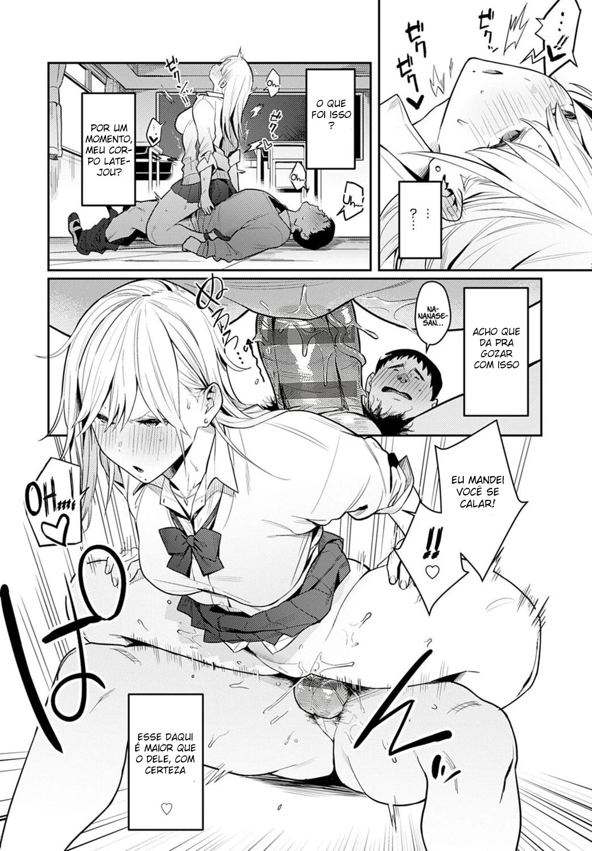 A Bela Gyaru e o Otaku Safado ~ Embarque nesse Hentai HQ Brasileiro Quente!