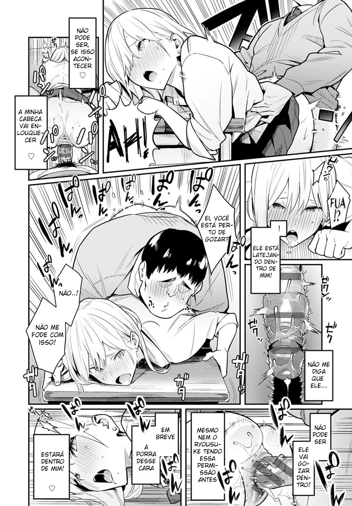 A Bela Gyaru e o Otaku Safado ~ Embarque nesse Hentai HQ Brasileiro Quente!