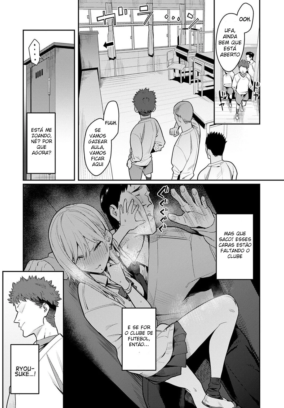 A Bela Gyaru e o Otaku Safado ~ Embarque nesse Hentai HQ Brasileiro Quente!