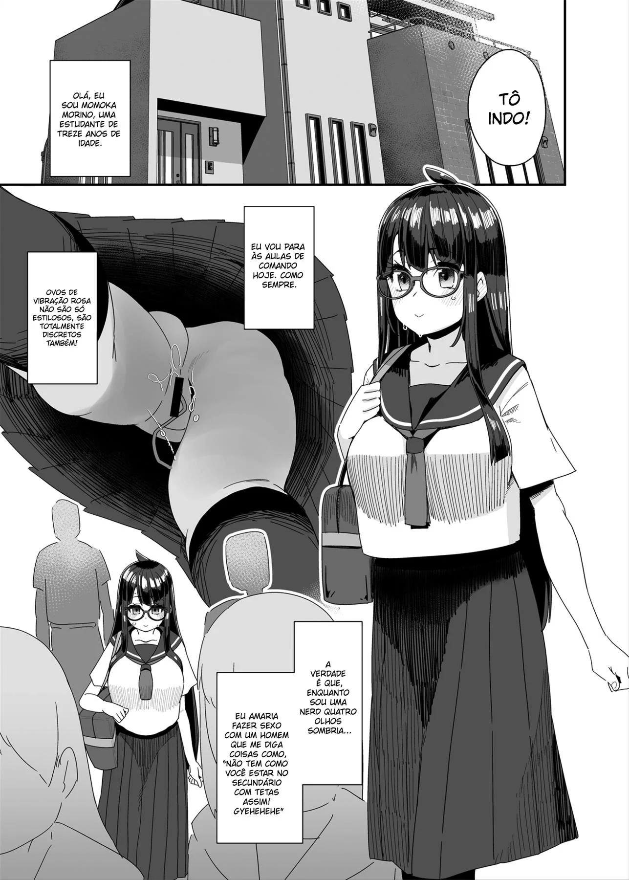Colegial Piranha se Masturbando na Escola – Hentai HQ Brasileiro