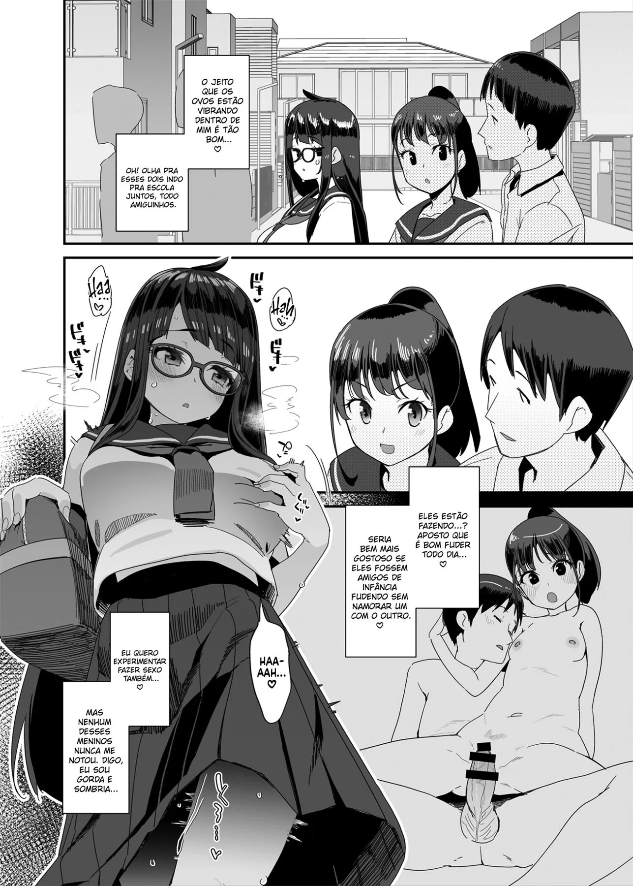 Colegial Piranha se Masturbando na Escola – Hentai HQ Brasileiro