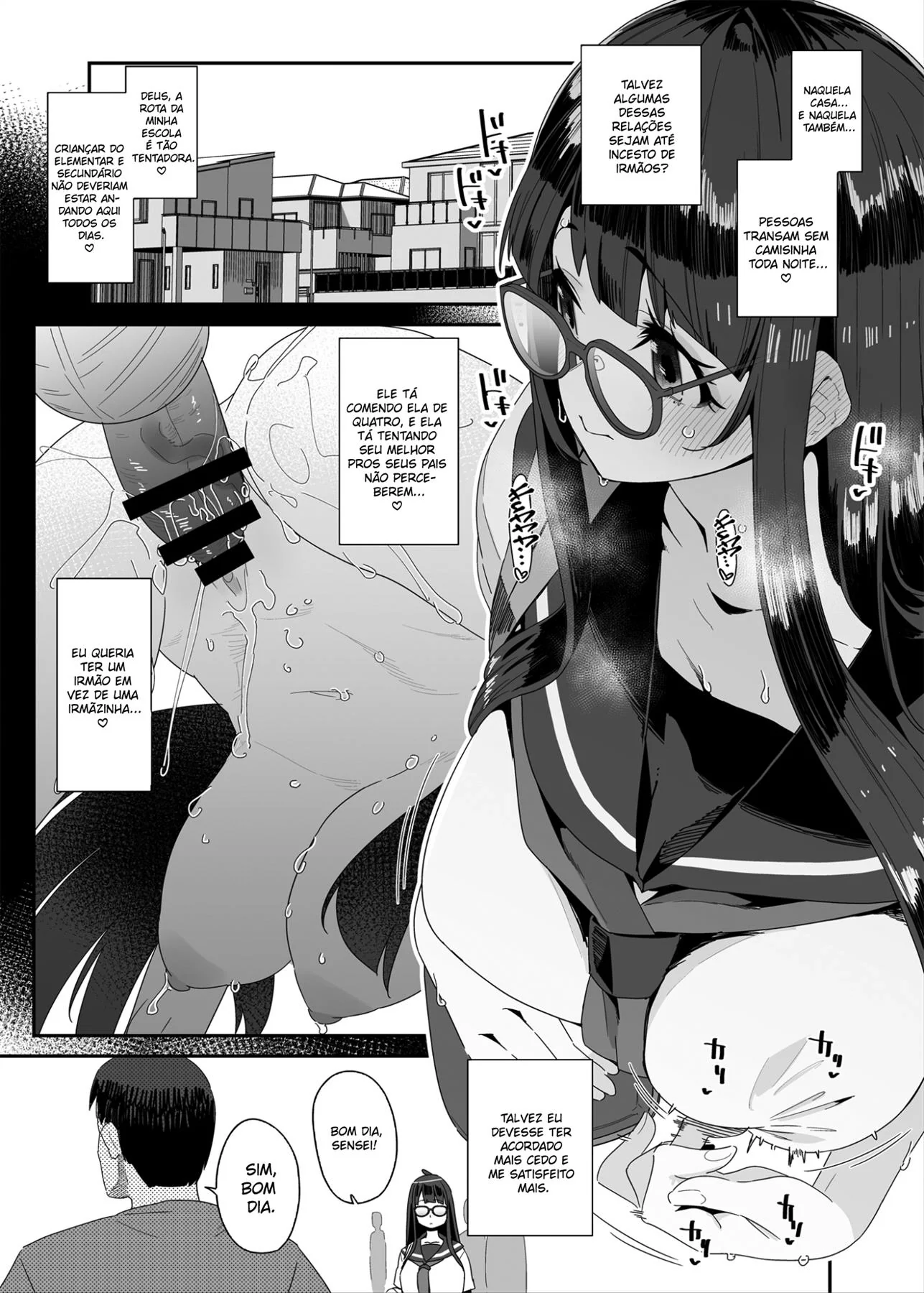 Colegial Piranha se Masturbando na Escola – Hentai HQ Brasileiro