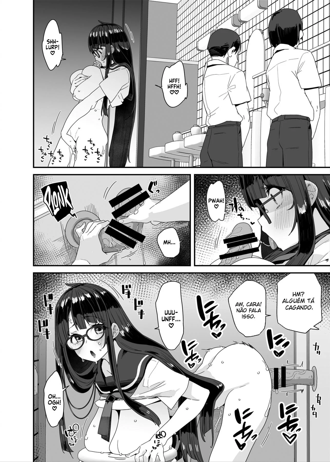 Colegial Piranha se Masturbando na Escola – Hentai HQ Brasileiro