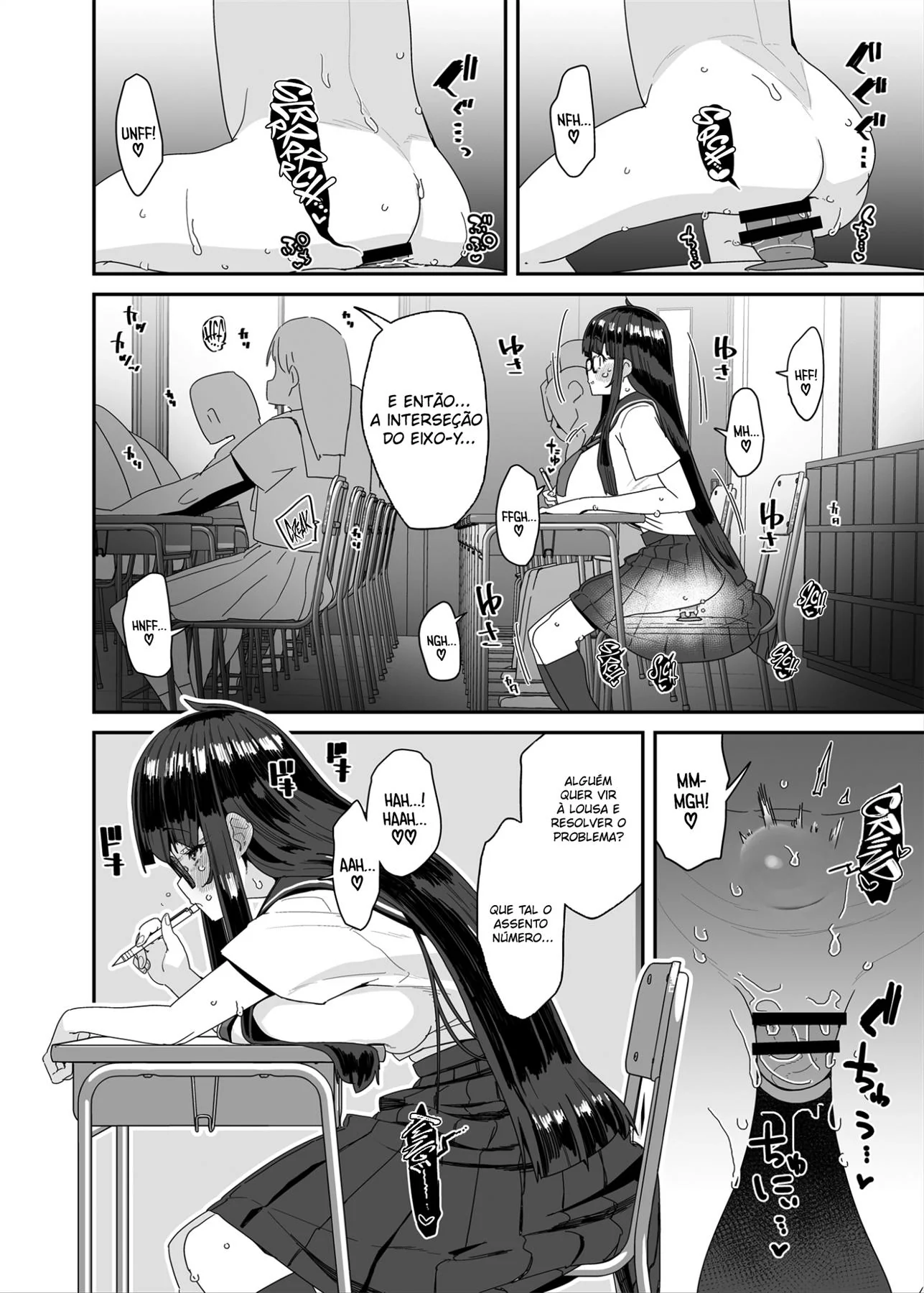Colegial Piranha se Masturbando na Escola – Hentai HQ Brasileiro