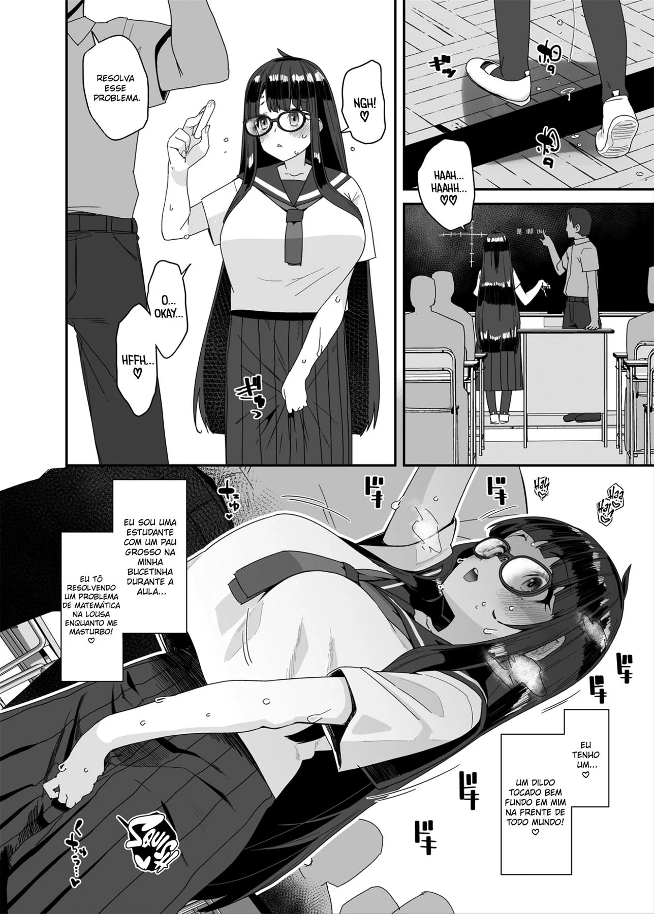Colegial Piranha se Masturbando na Escola – Hentai HQ Brasileiro