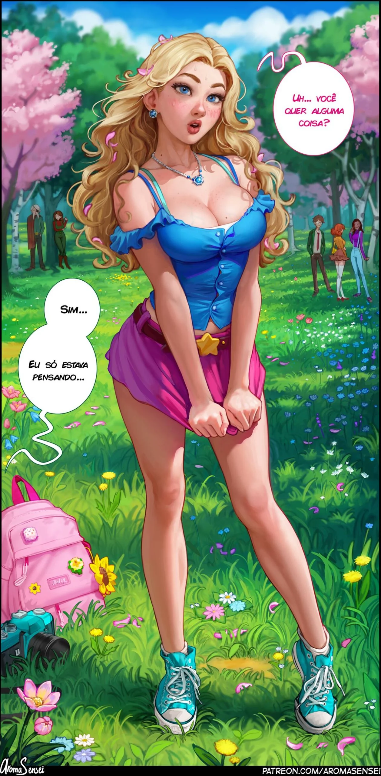 A Dança da Flores da Piranha Haley em Hentai HQ Brasileiro
