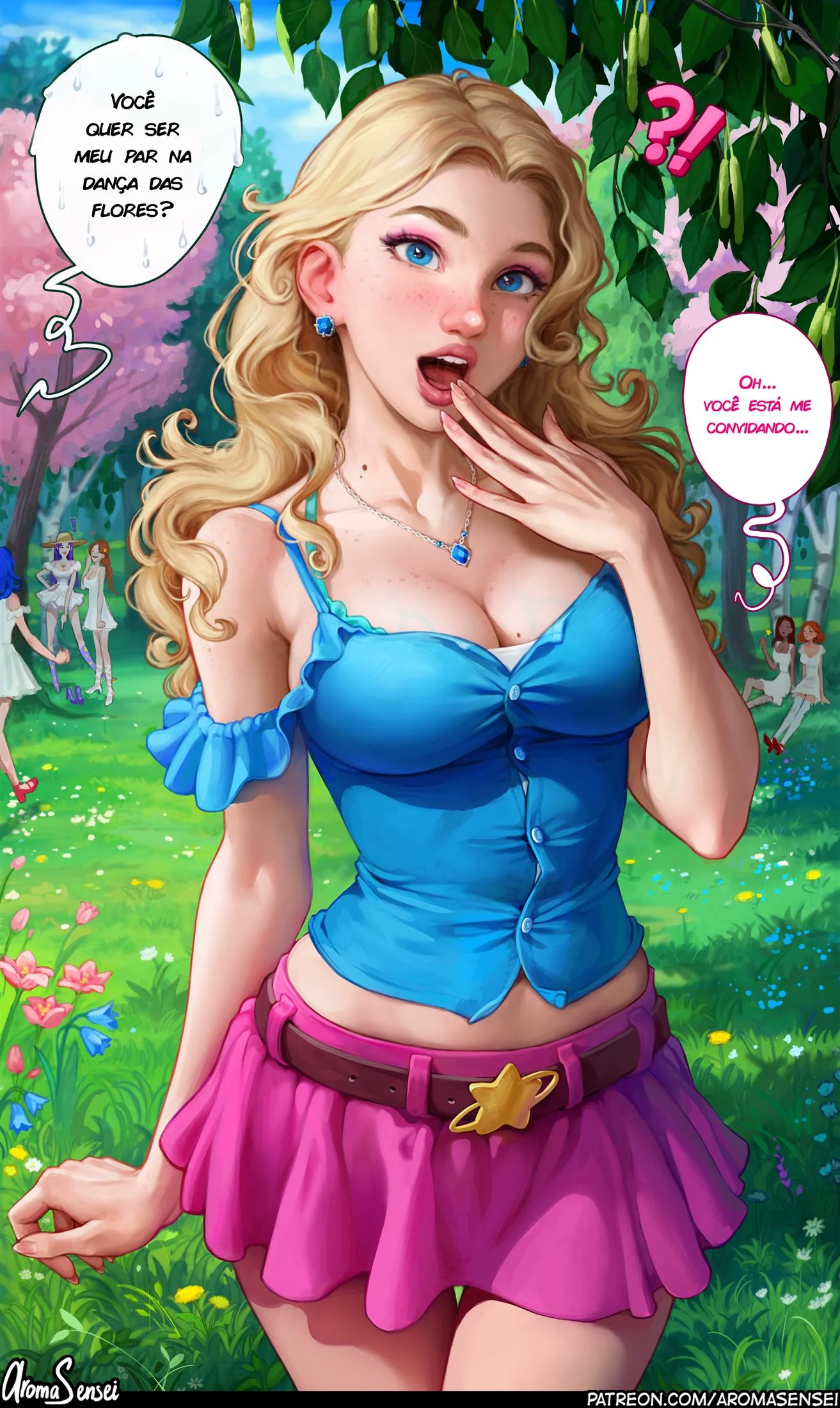 A Dança da Flores da Piranha Haley em Hentai HQ Brasileiro