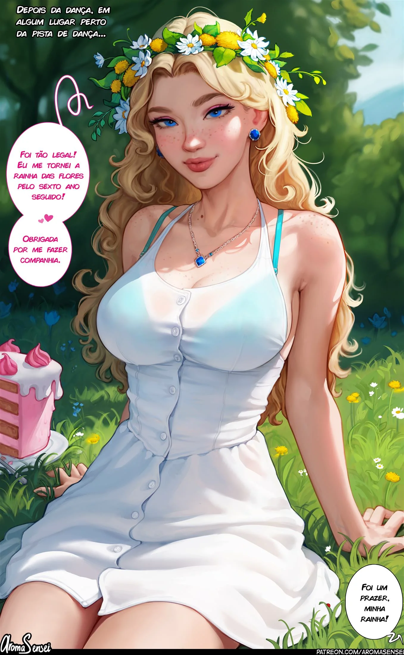A Dança da Flores da Piranha Haley em Hentai HQ Brasileiro