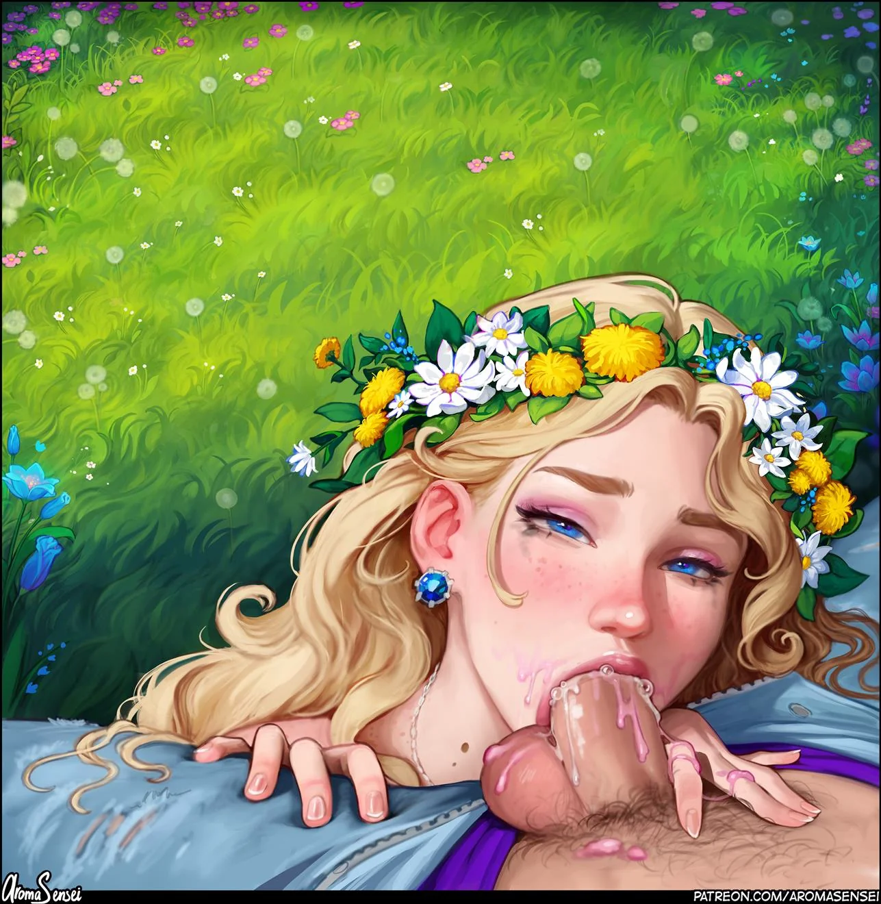 A Dança da Flores da Piranha Haley em Hentai HQ Brasileiro