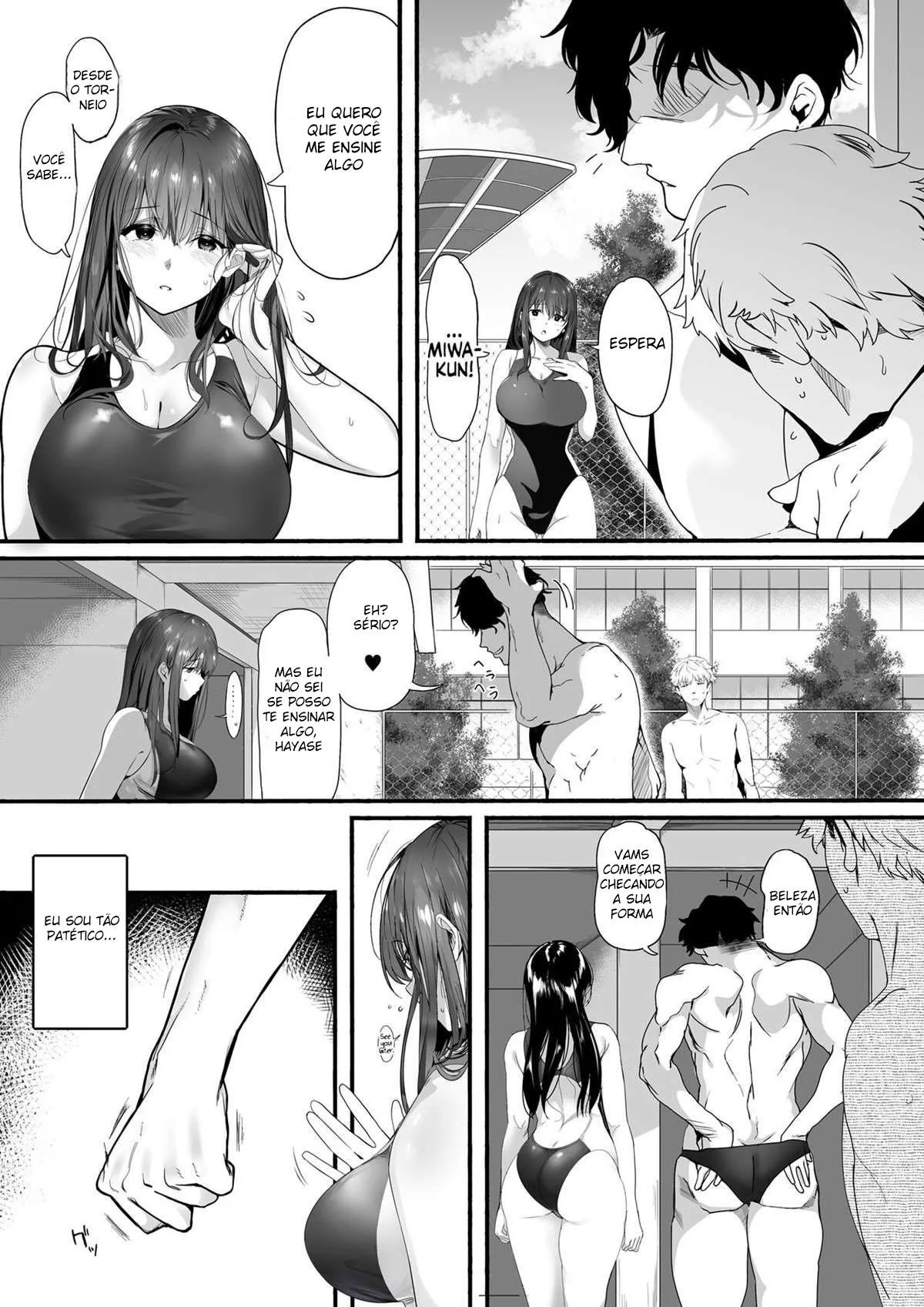 A Piranha da Natação: Buceta na Rola do Idiota em Manga Hentai