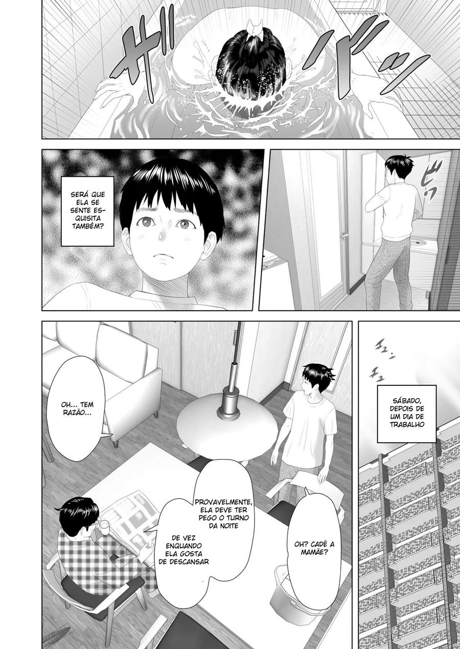 Mamãe Piranha Dando a Buceta para o Filho Pervertido – Hentai HQ Brasileiro