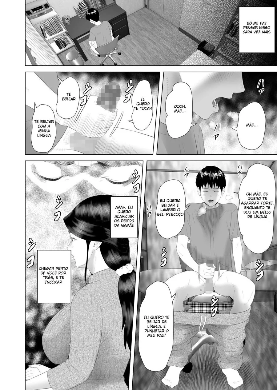 Mamãe Piranha Dando a Buceta para o Filho Pervertido – Hentai HQ Brasileiro