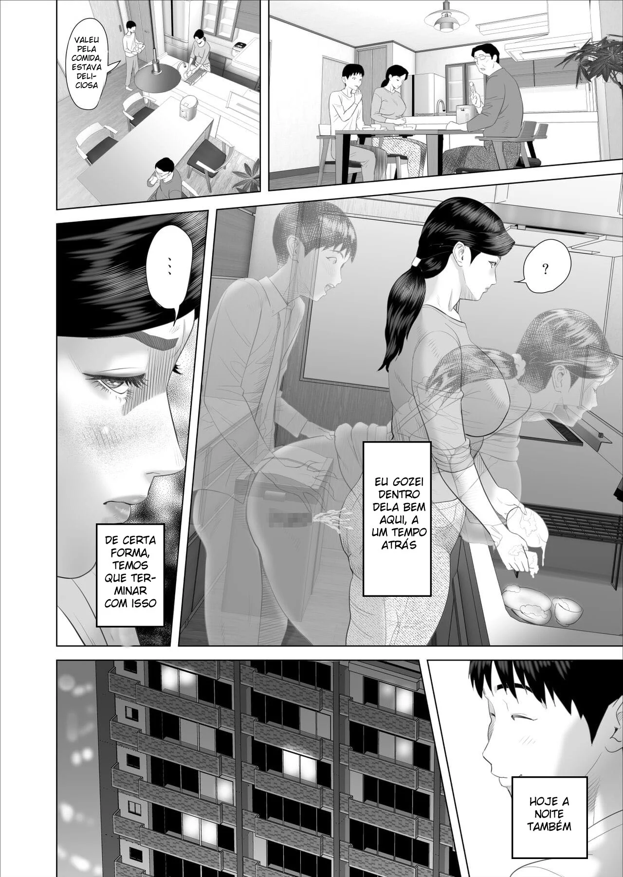 Mãe e filho se entregam a uma relação proibida em mais um episódio emocionante – Hentai HQ Brasileiro