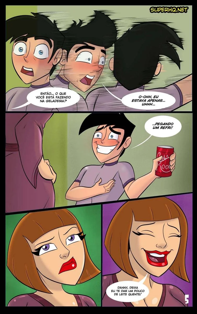 Danny e sua mamãe piranha – A noite de pica e buceta no Hentai HQ Brasileiro