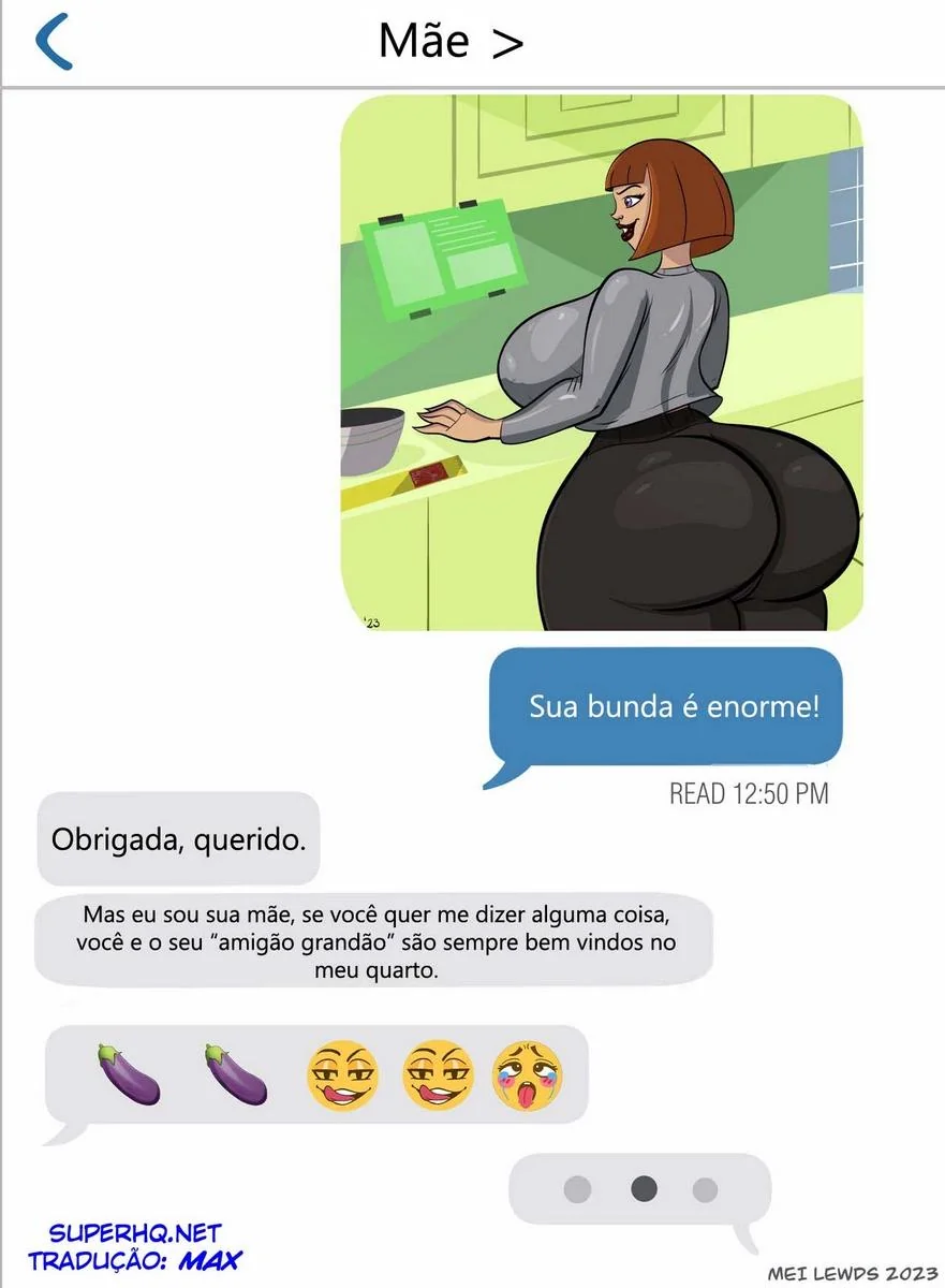 Danny e sua mamãe piranha – A noite de pica e buceta no Hentai HQ Brasileiro