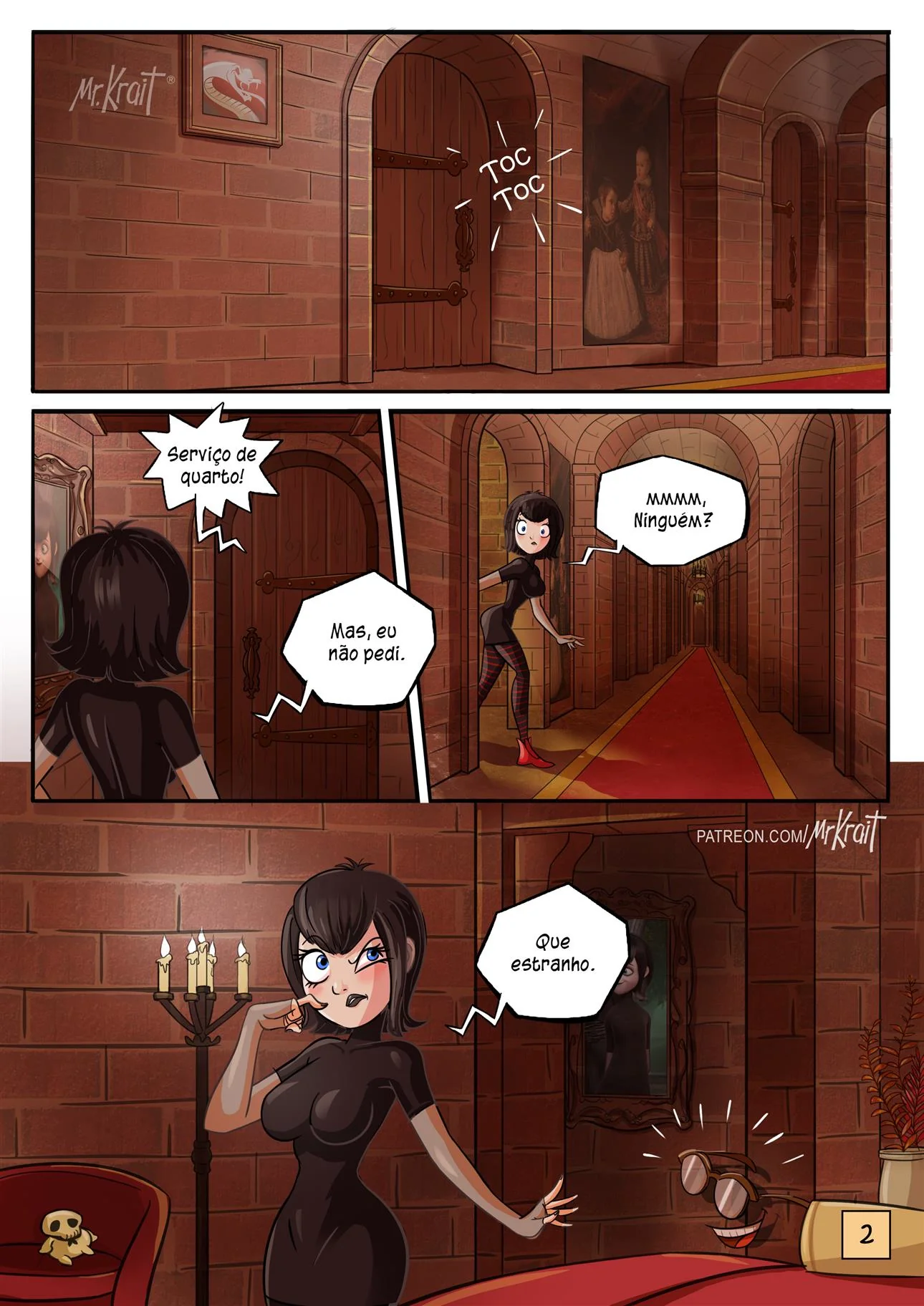Mavis dando a buceta gostosa pro Jonathan em hentai HQ brasileiro