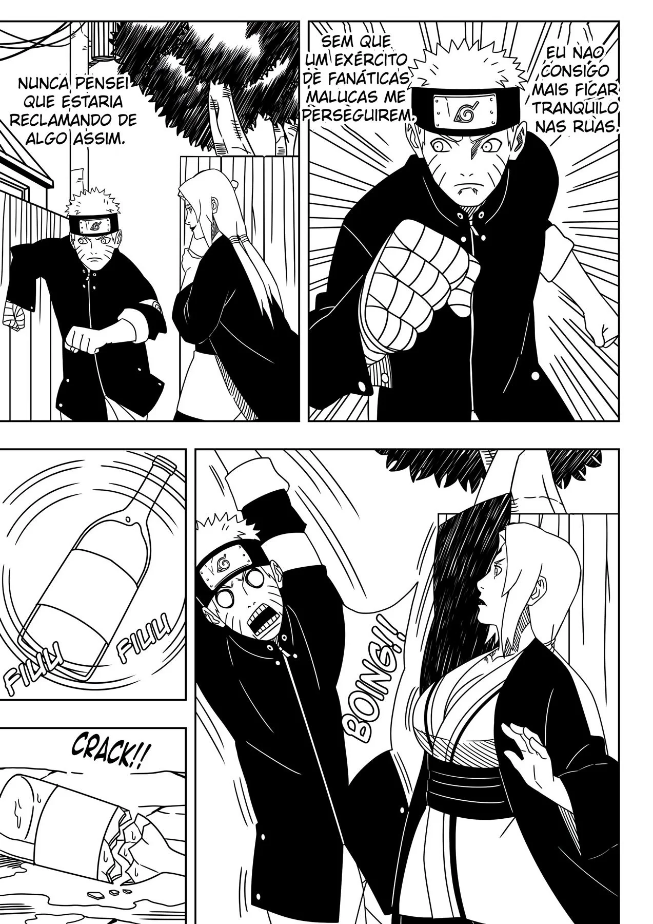 Apostas quentes com Tsunade e Naruto em Hentai HQ Brasileiro