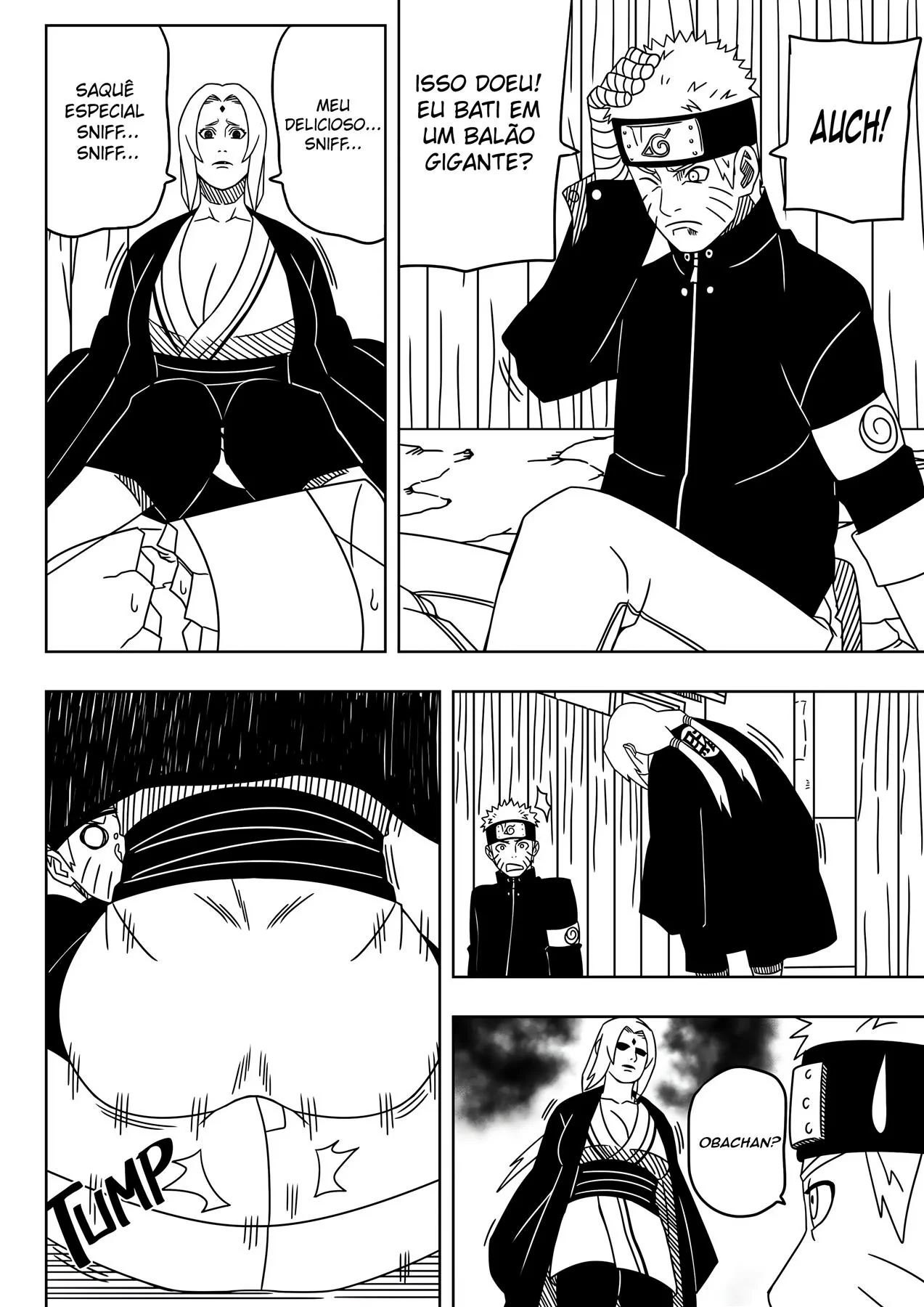 Apostas quentes com Tsunade e Naruto em Hentai HQ Brasileiro