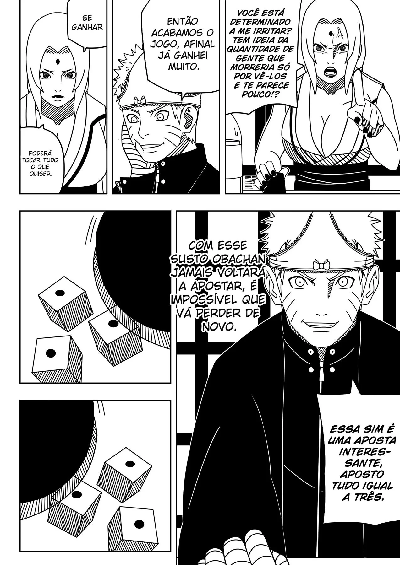 Apostas quentes com Tsunade e Naruto em Hentai HQ Brasileiro