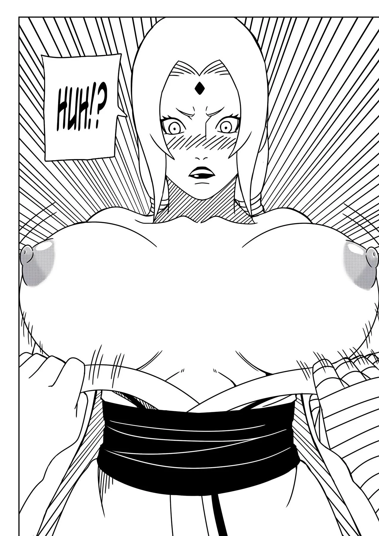 Apostas quentes com Tsunade e Naruto em Hentai HQ Brasileiro
