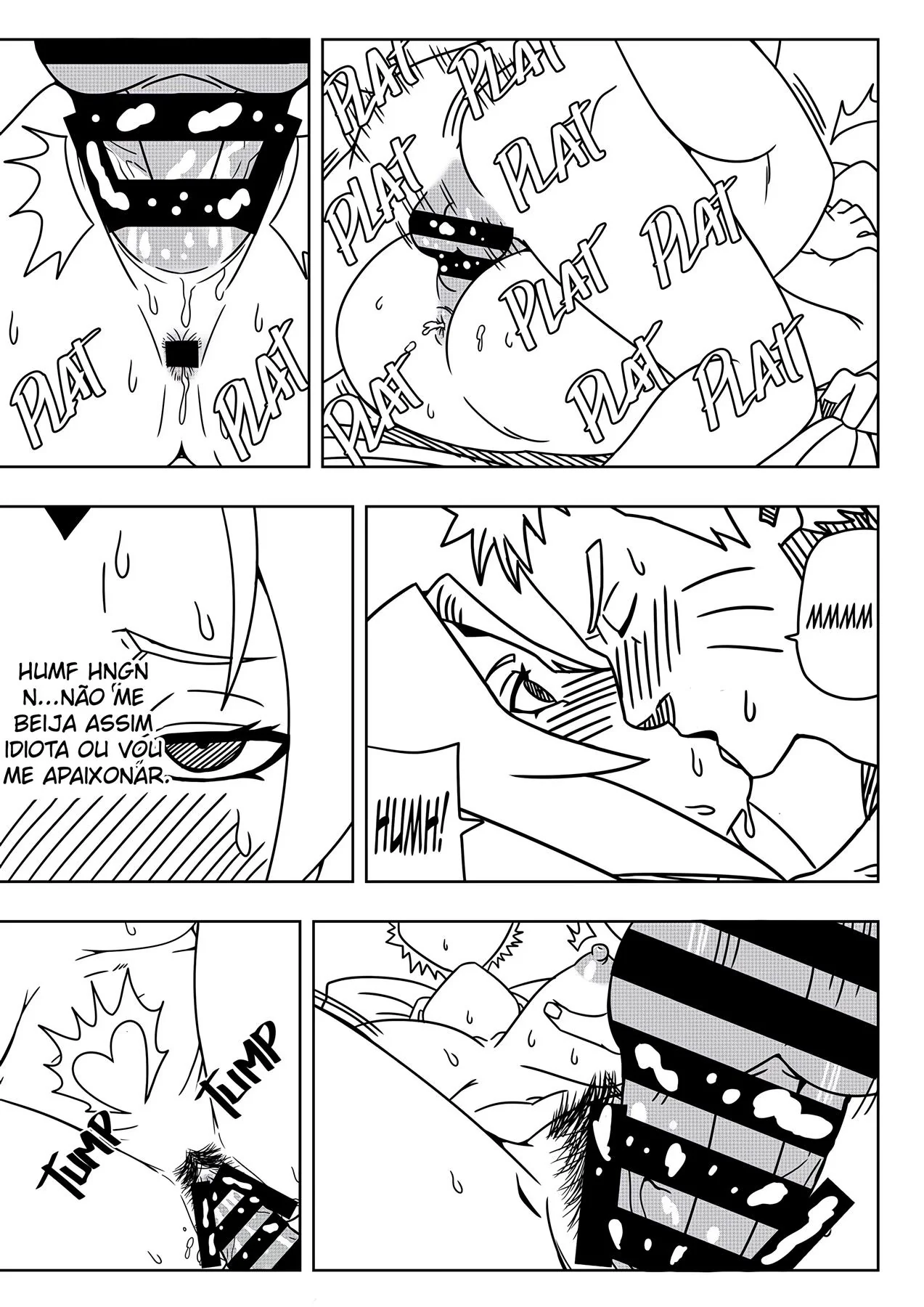 Apostas quentes com Tsunade e Naruto em Hentai HQ Brasileiro