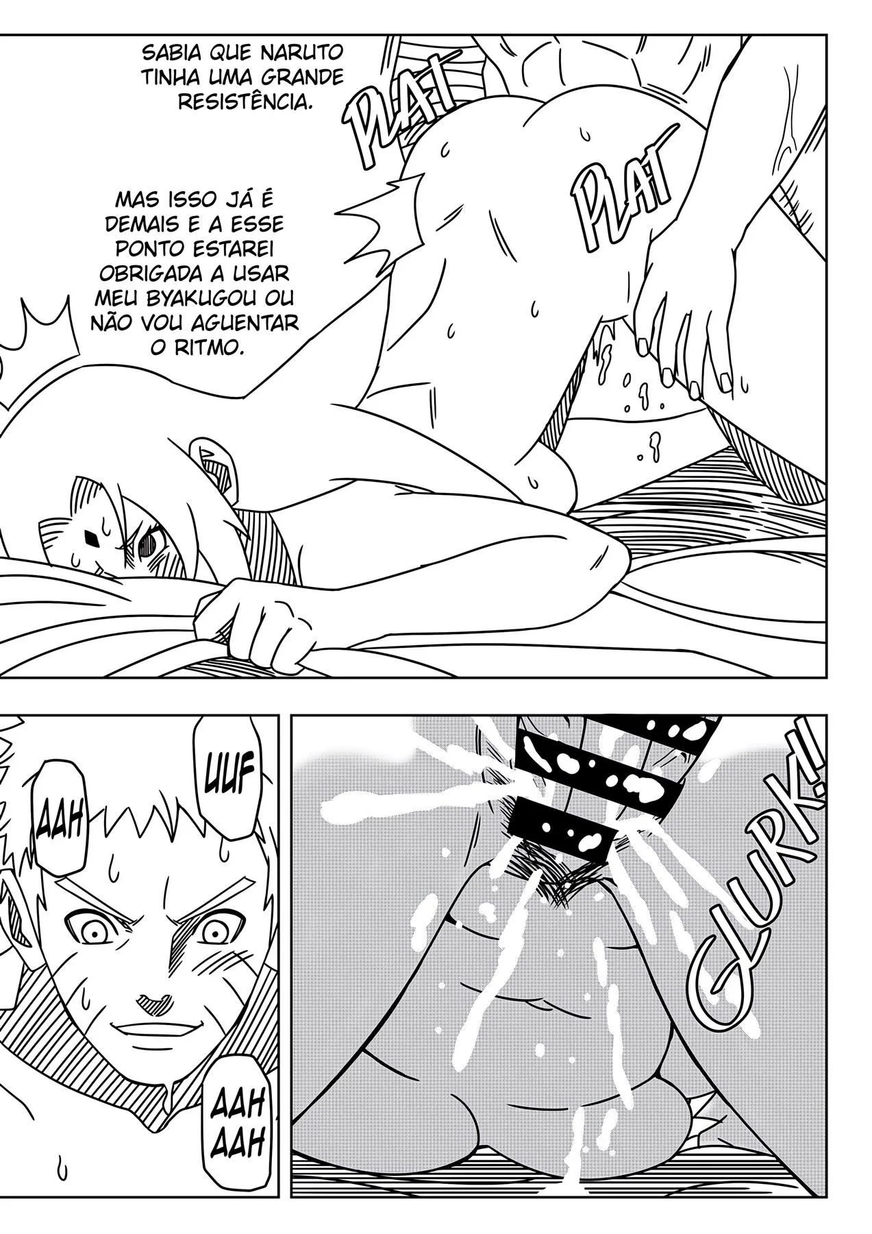 Apostas quentes com Tsunade e Naruto em Hentai HQ Brasileiro