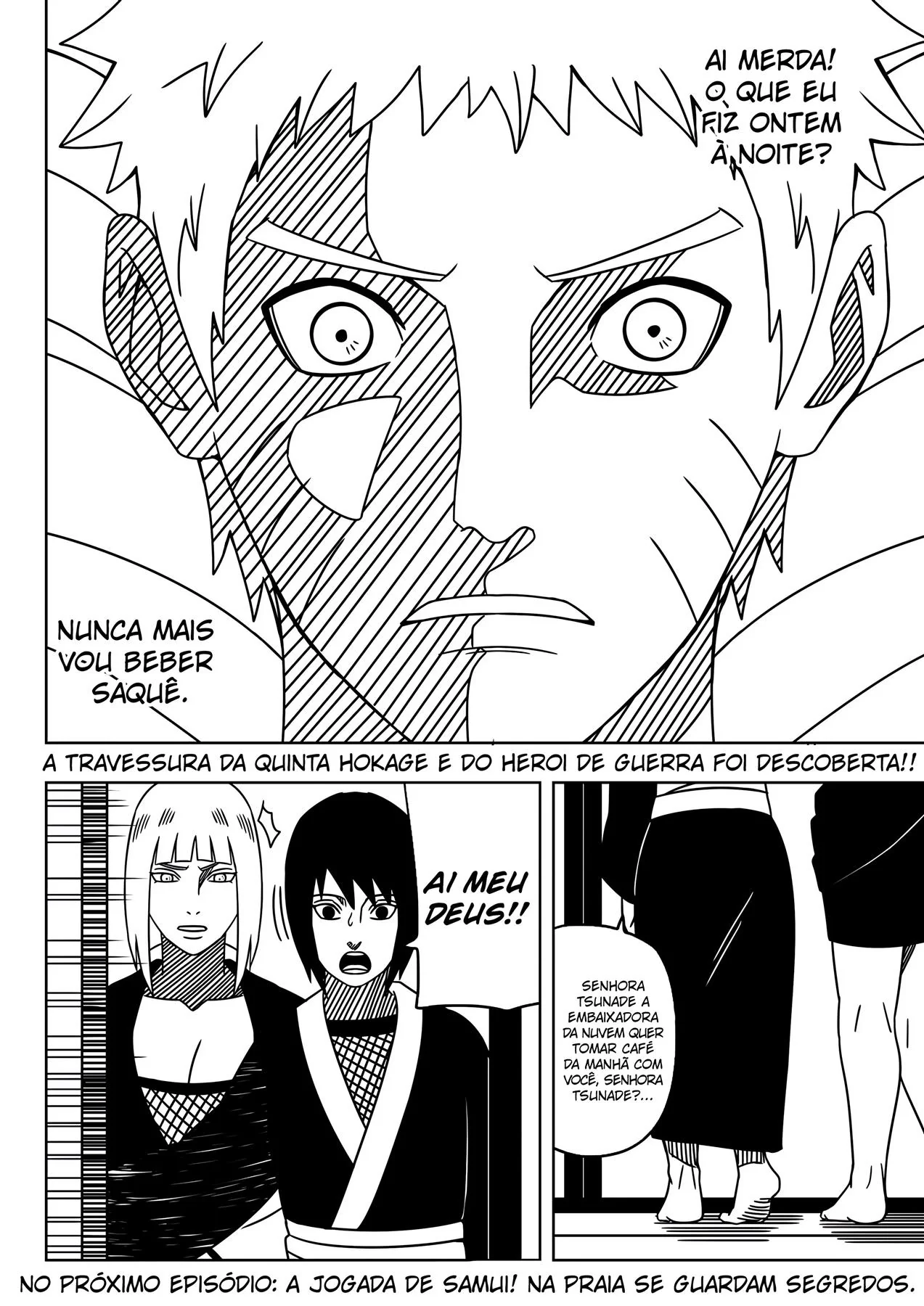 Apostas quentes com Tsunade e Naruto em Hentai HQ Brasileiro