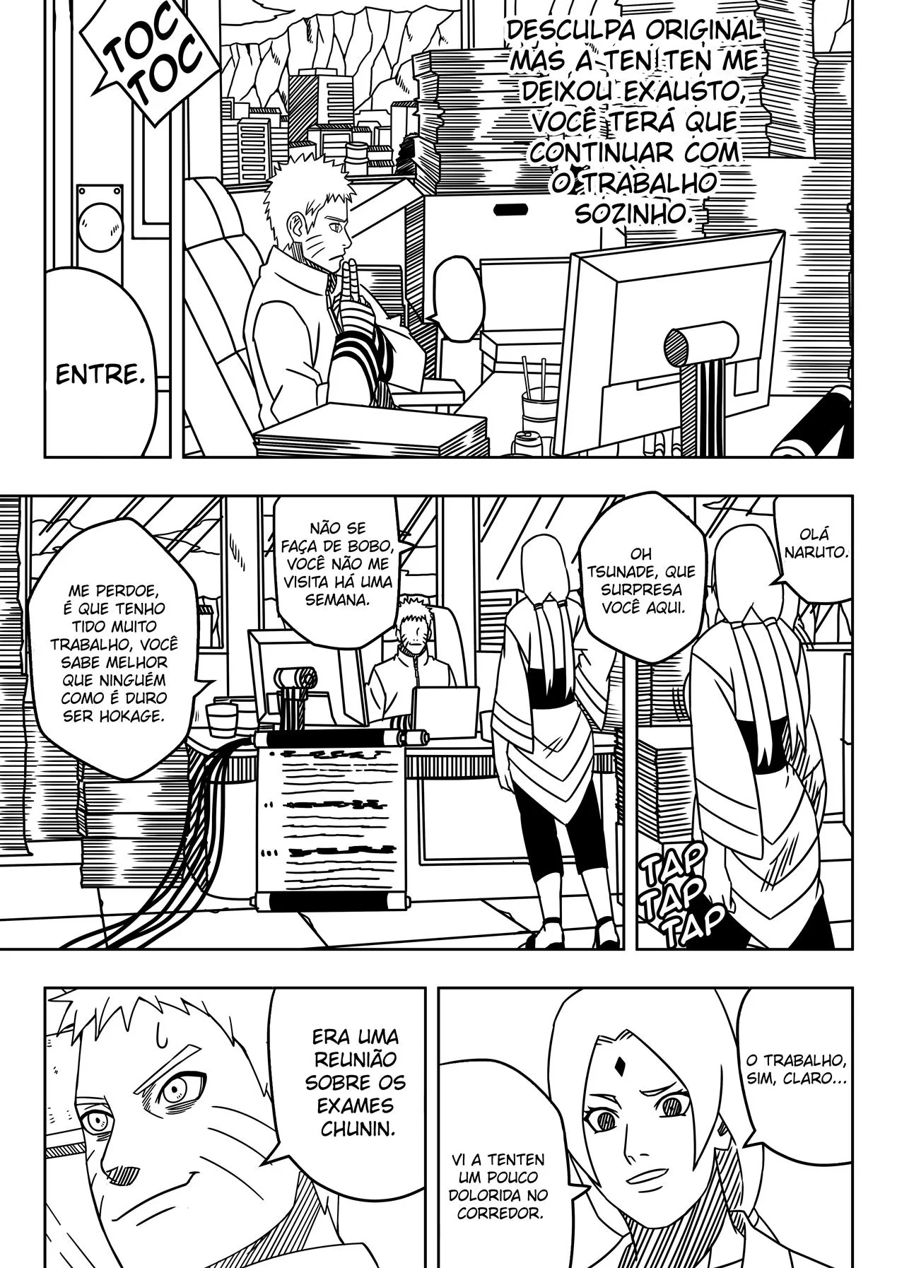 Naruto Pagando suas Dívidas com Tsunade: Quadrinho de Hentai HQ Brasileiro