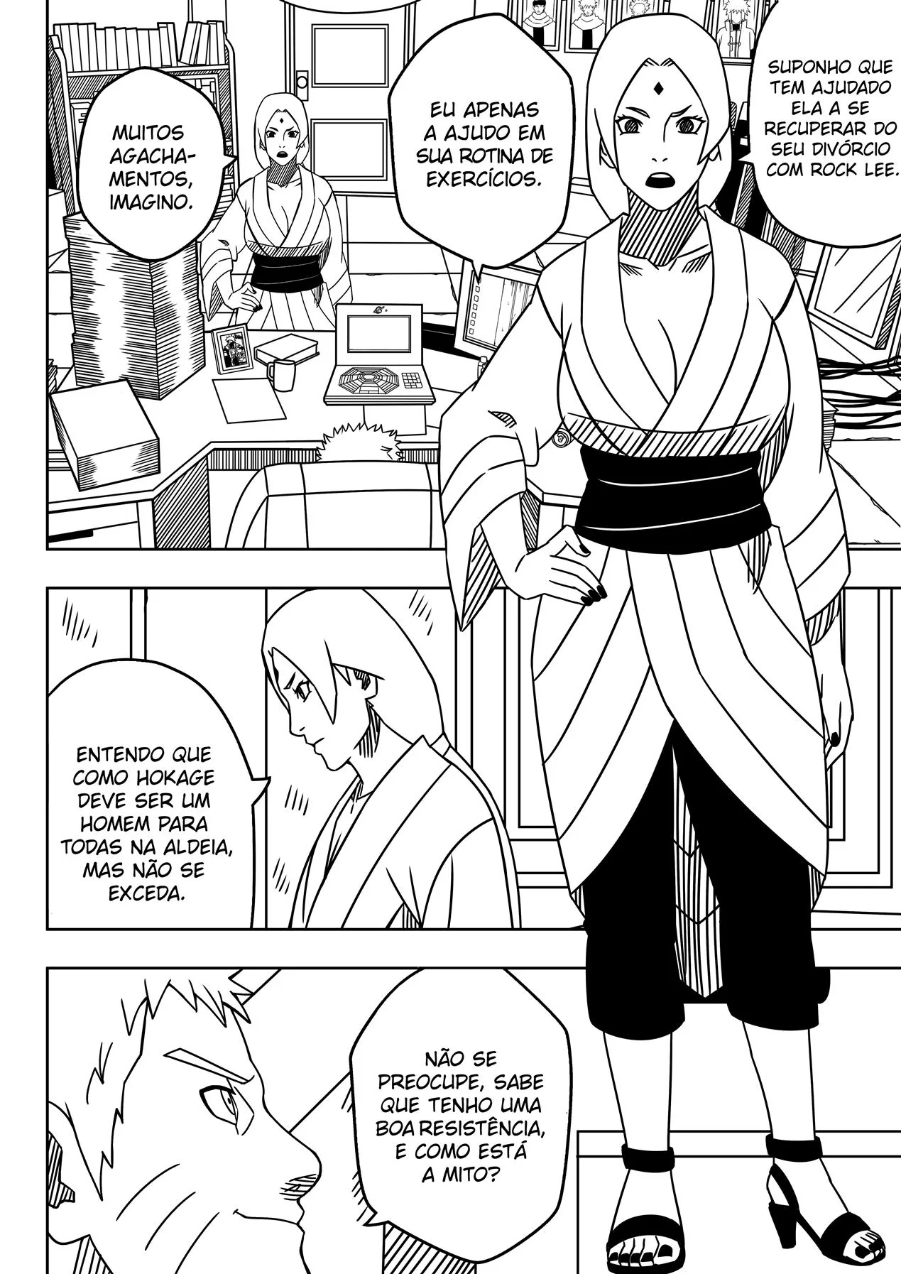 Naruto Pagando suas Dívidas com Tsunade: Quadrinho de Hentai HQ Brasileiro