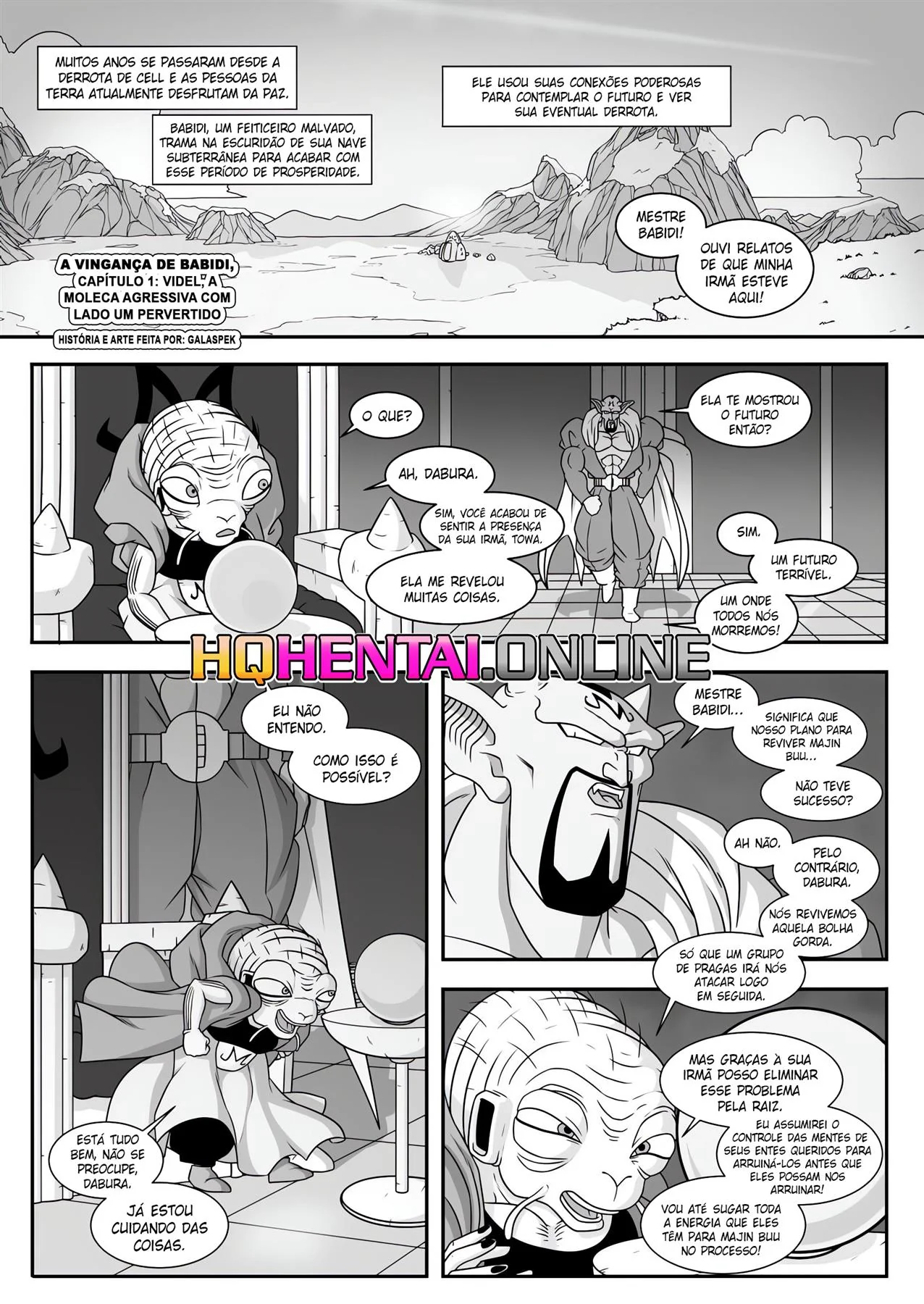 A Piranha Possuída – Videl Dominada Pela Rola do Babidi em Hentai HQ Brasileiro