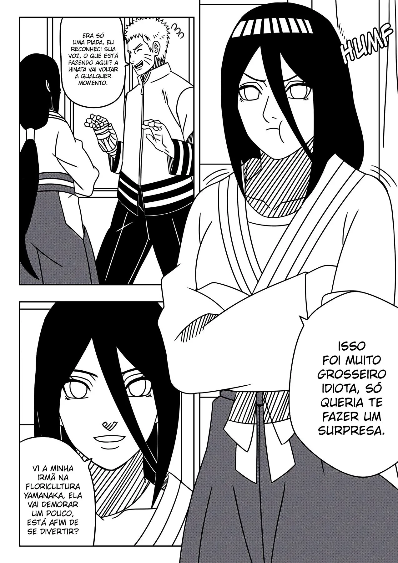Hanabi enlouquecendo com a pica do Naruto porno em Hentai HQ Brasileiro