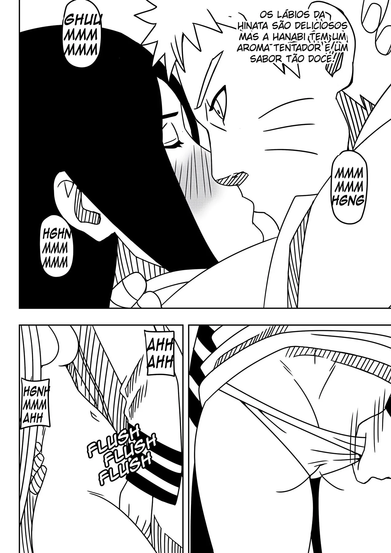 Hanabi enlouquecendo com a pica do Naruto porno em Hentai HQ Brasileiro