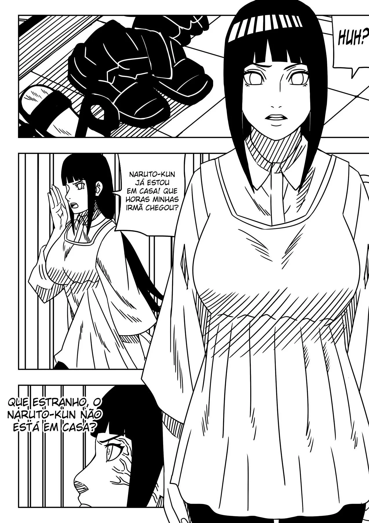 Hanabi enlouquecendo com a pica do Naruto porno em Hentai HQ Brasileiro